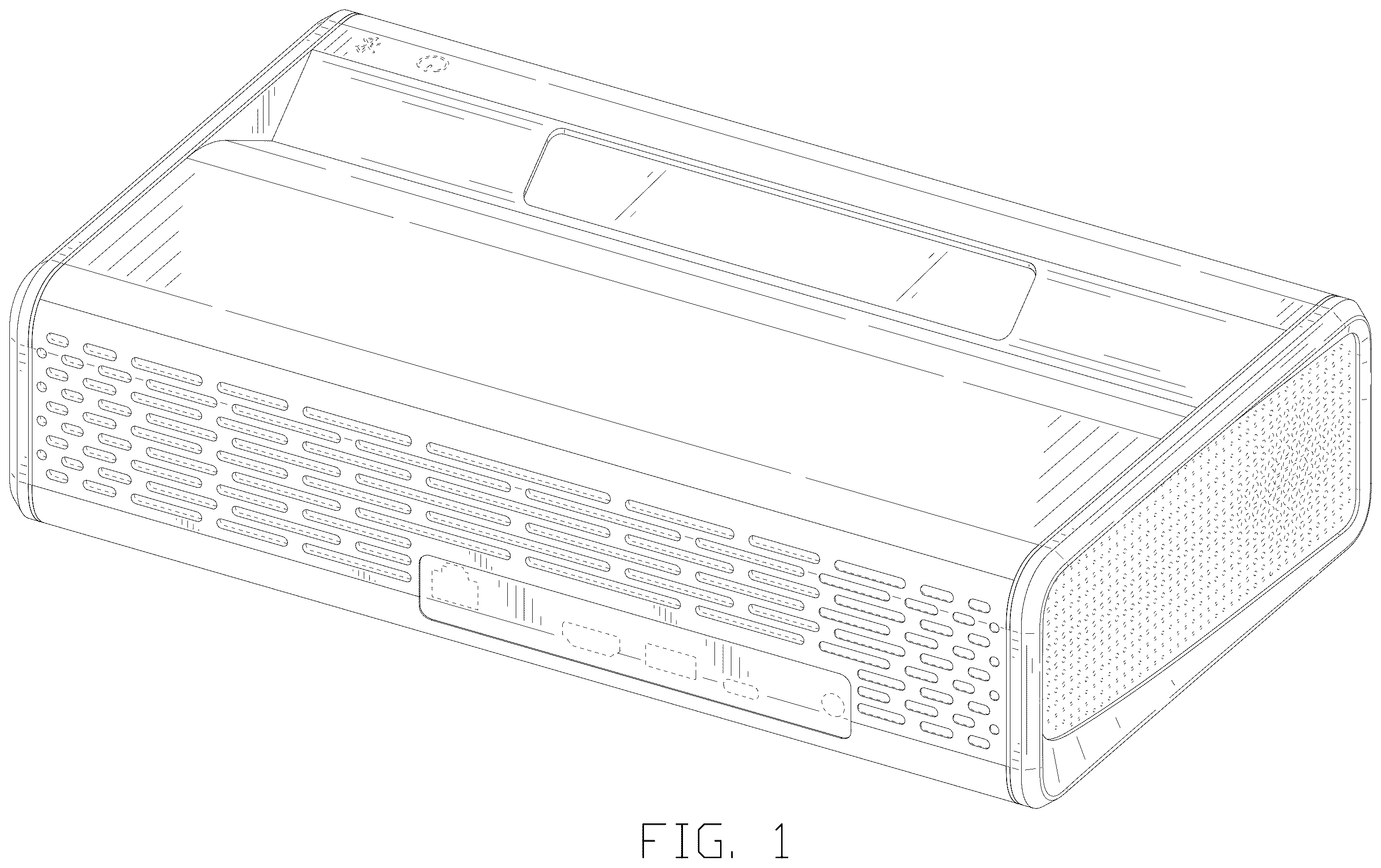 Patent USD1124096 — Projector — Figure 1