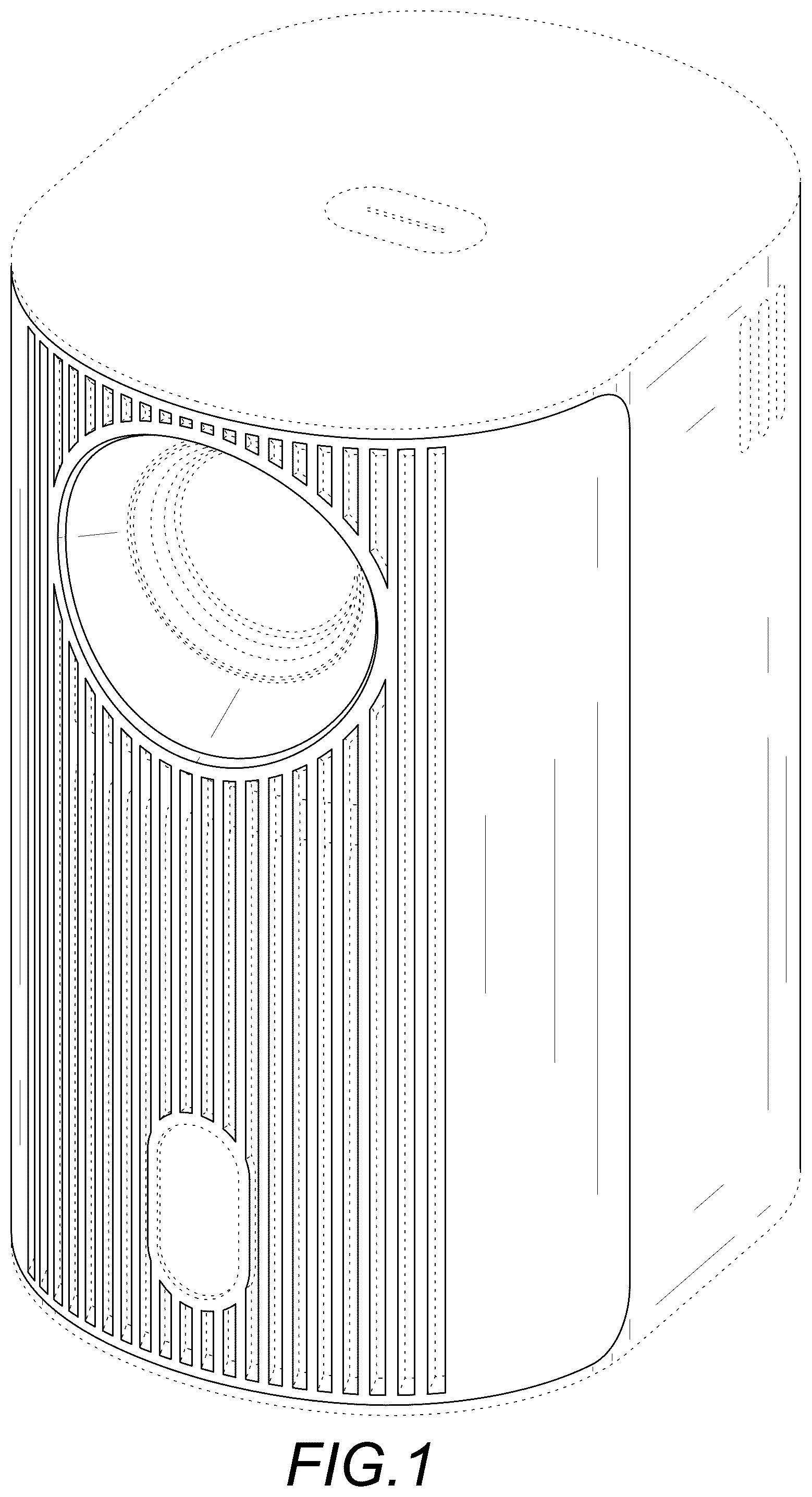 Patent USD1124098 — Projector — Figure 1