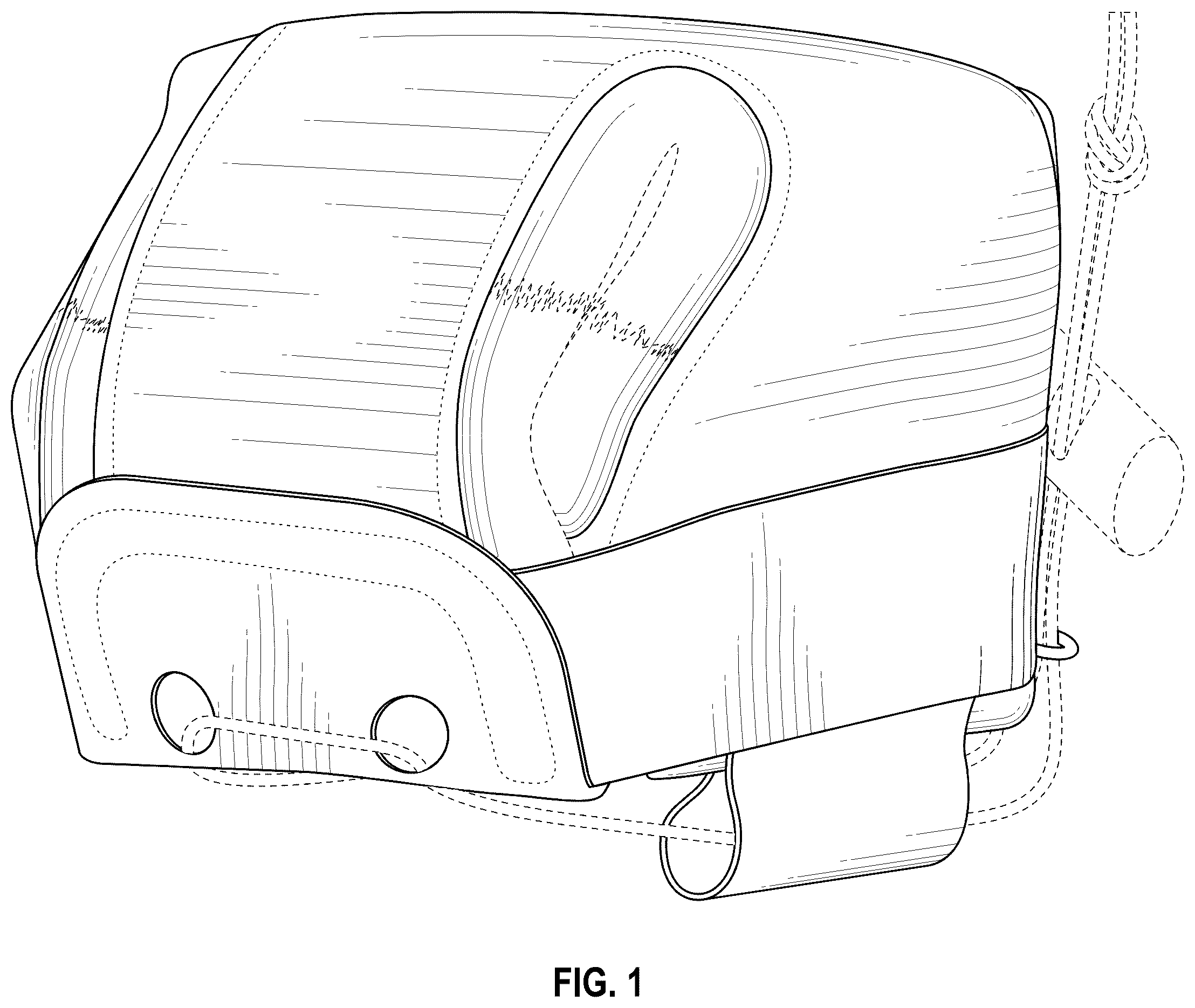 Patent USD1124099 Figure 1 – Optic cover