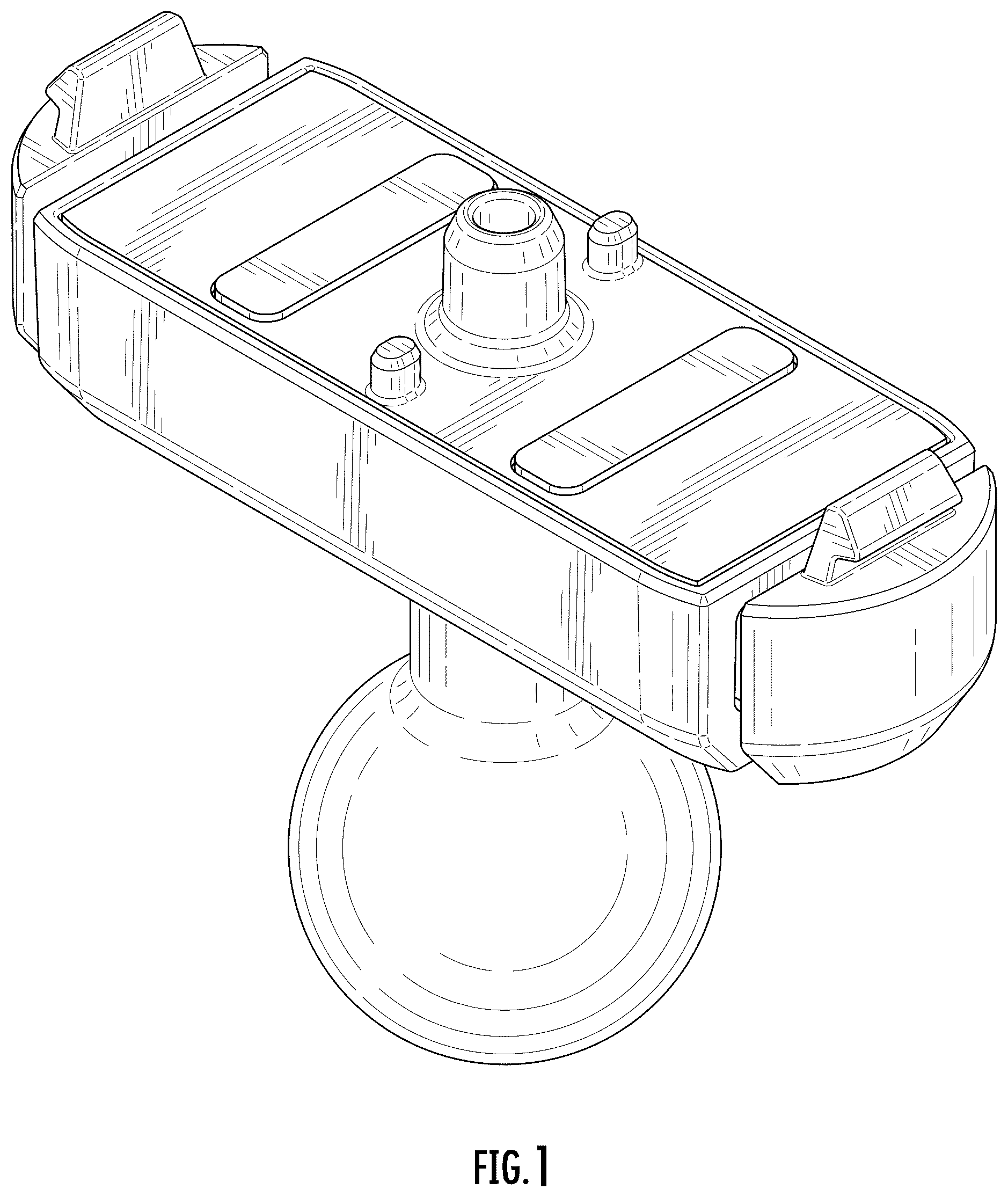 Patent USD1124103 Figure 1 – Camera mount