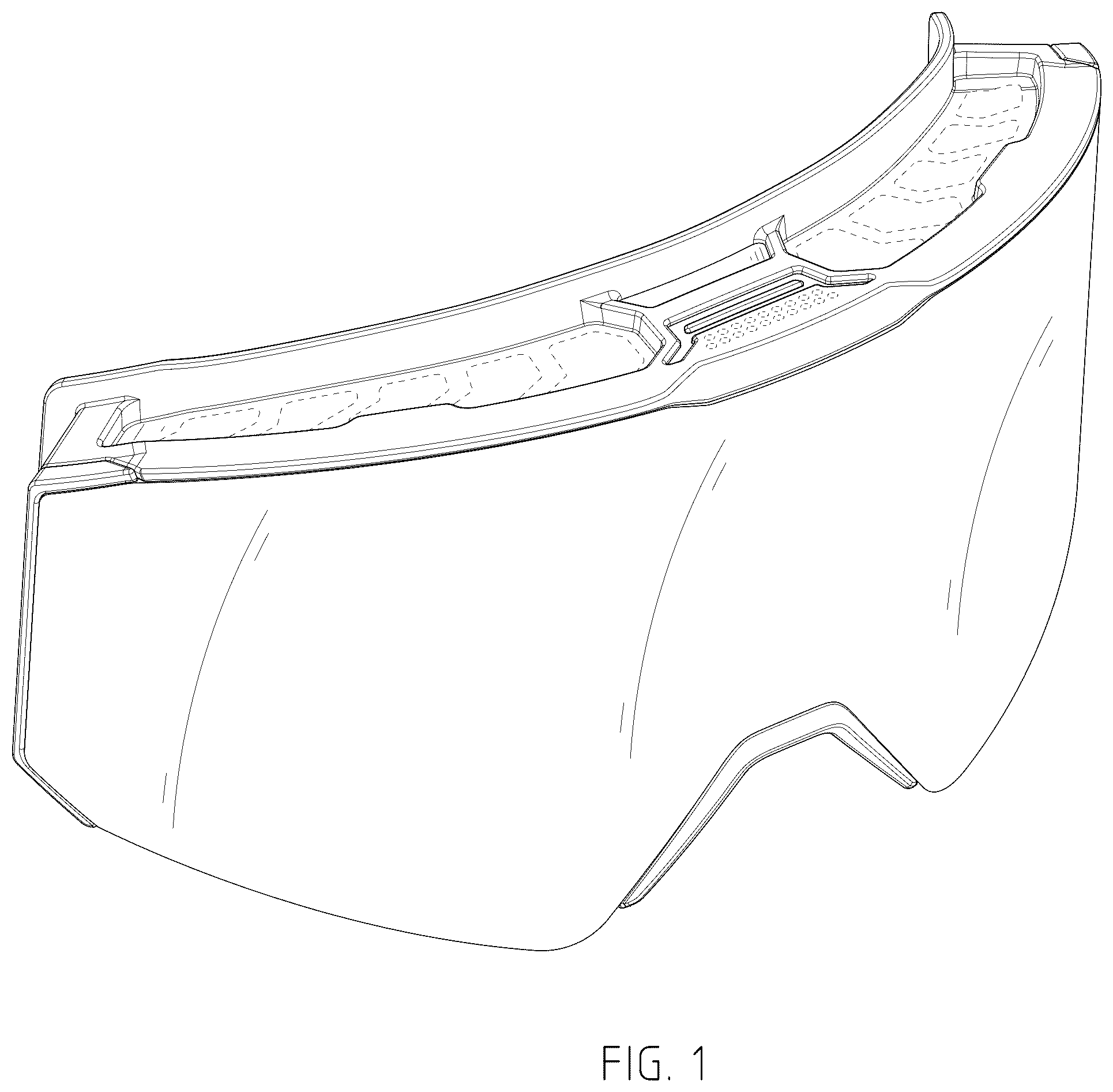 Patent USD1124109 — Goggles — Figure 1