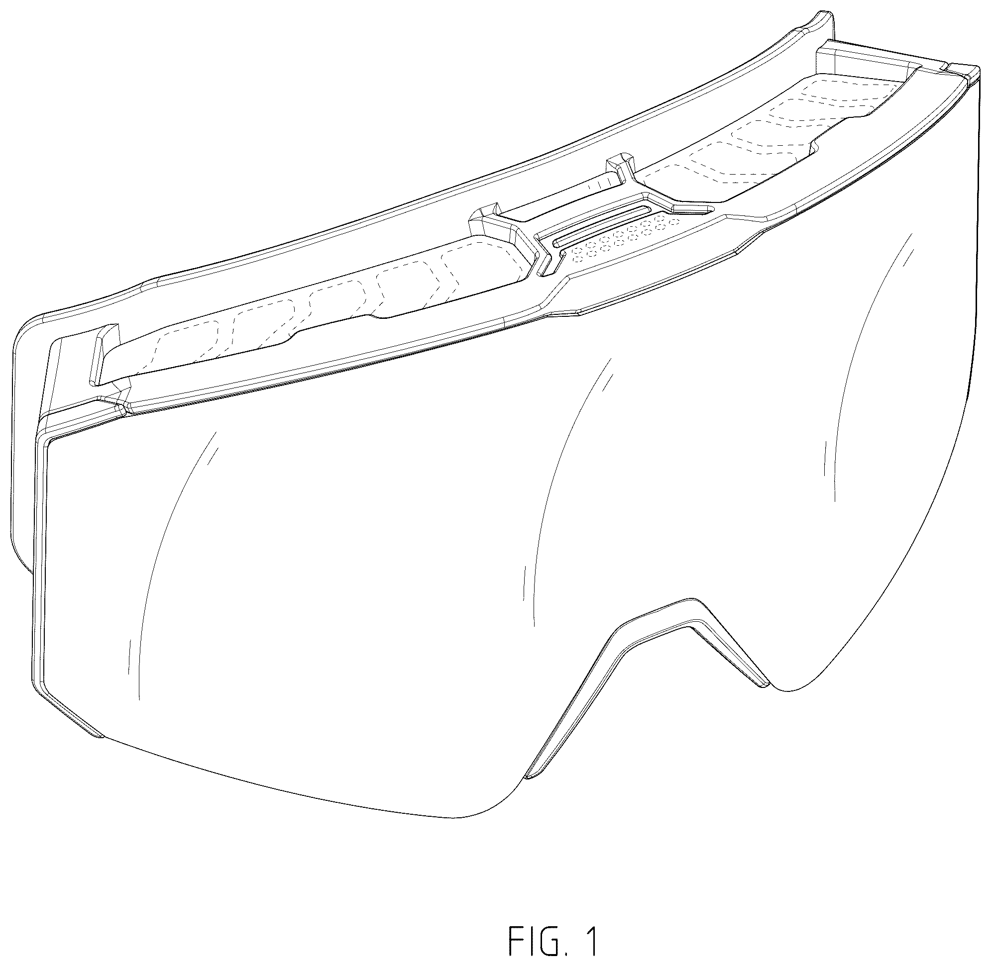 Patent USD1124110 — Goggles — Figure 1