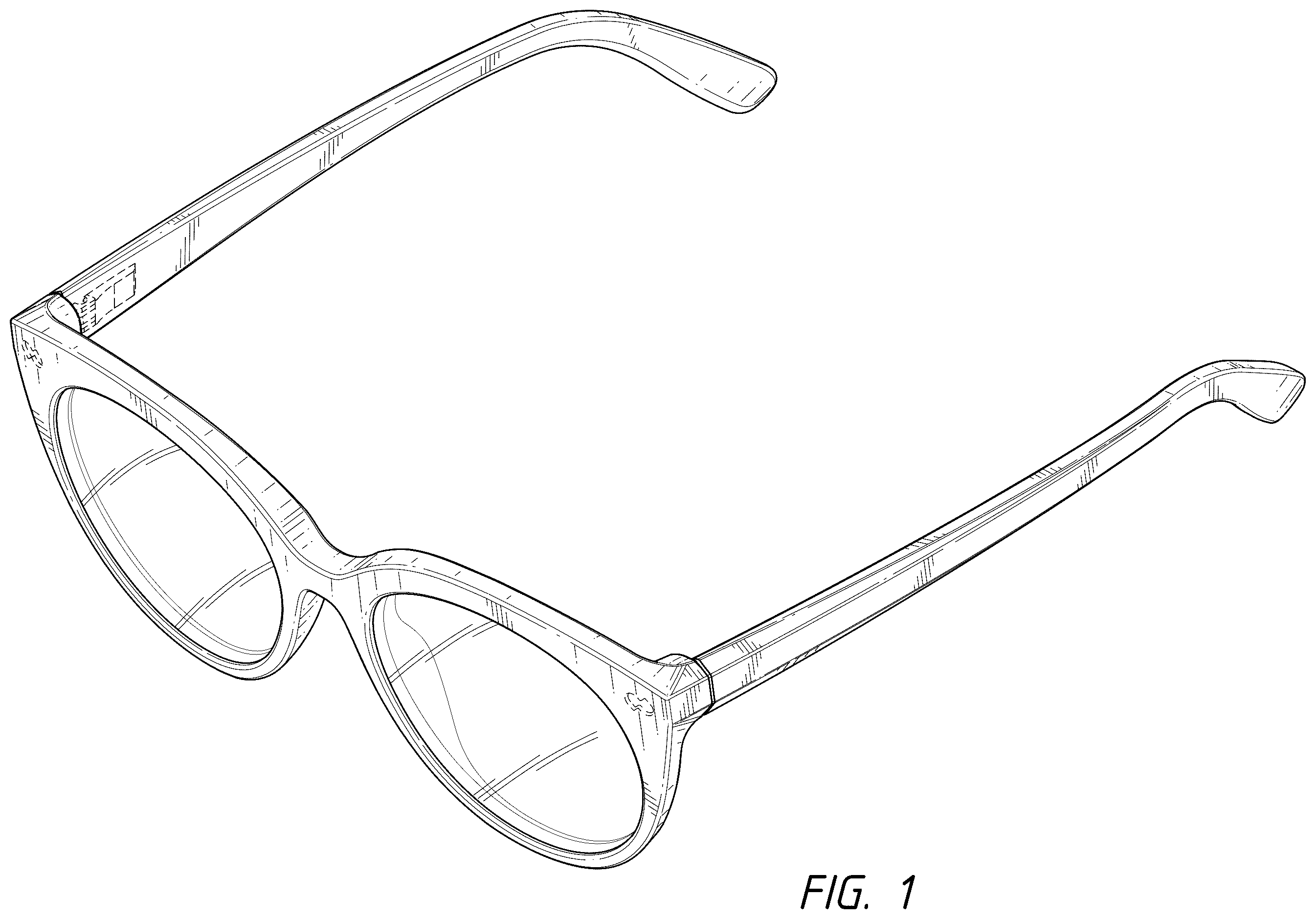 Patent USD1124113 — Eyewear — Figure 1
