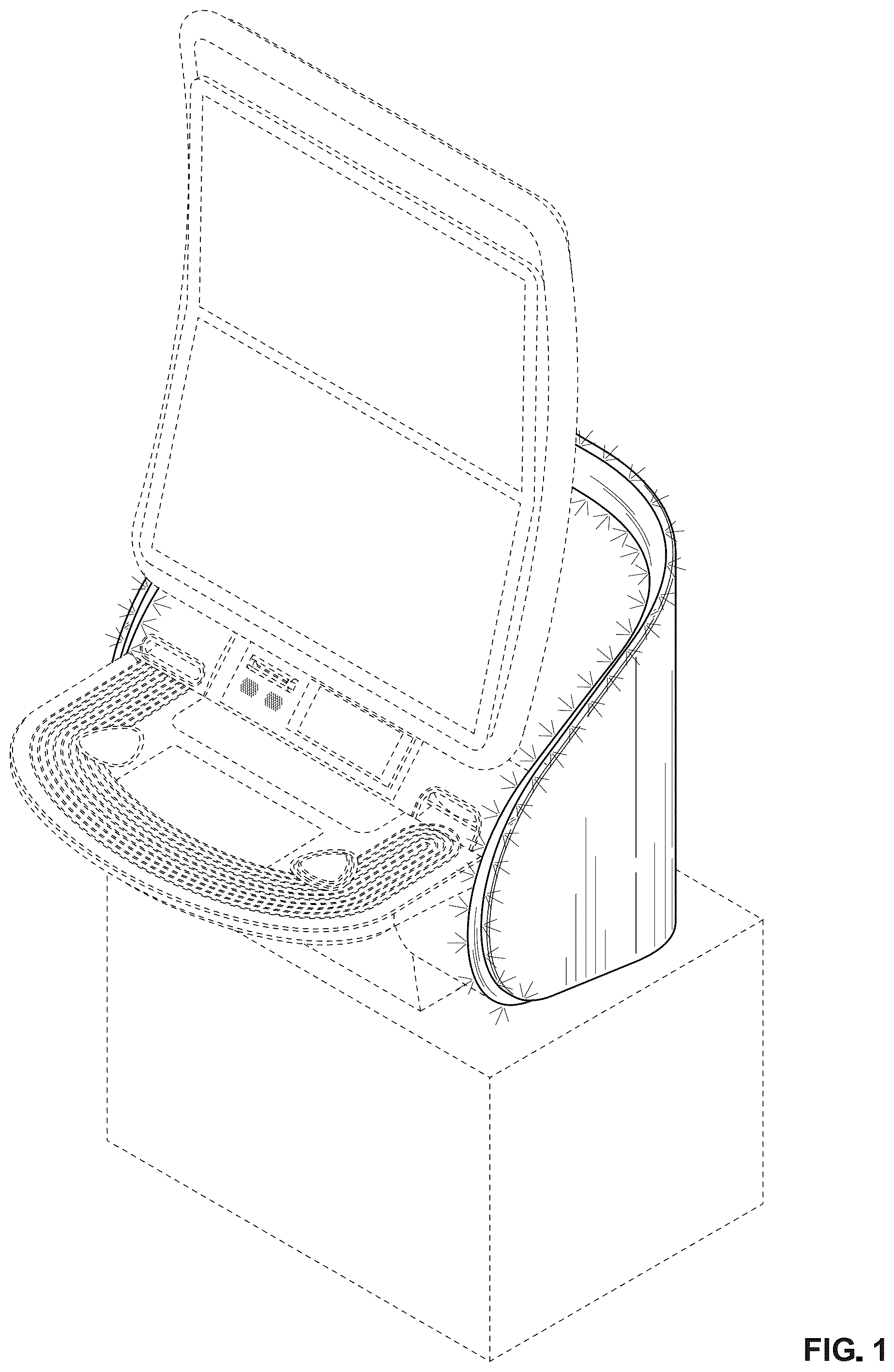 Patent USD1124139 — Gaming machine — Figure 1
