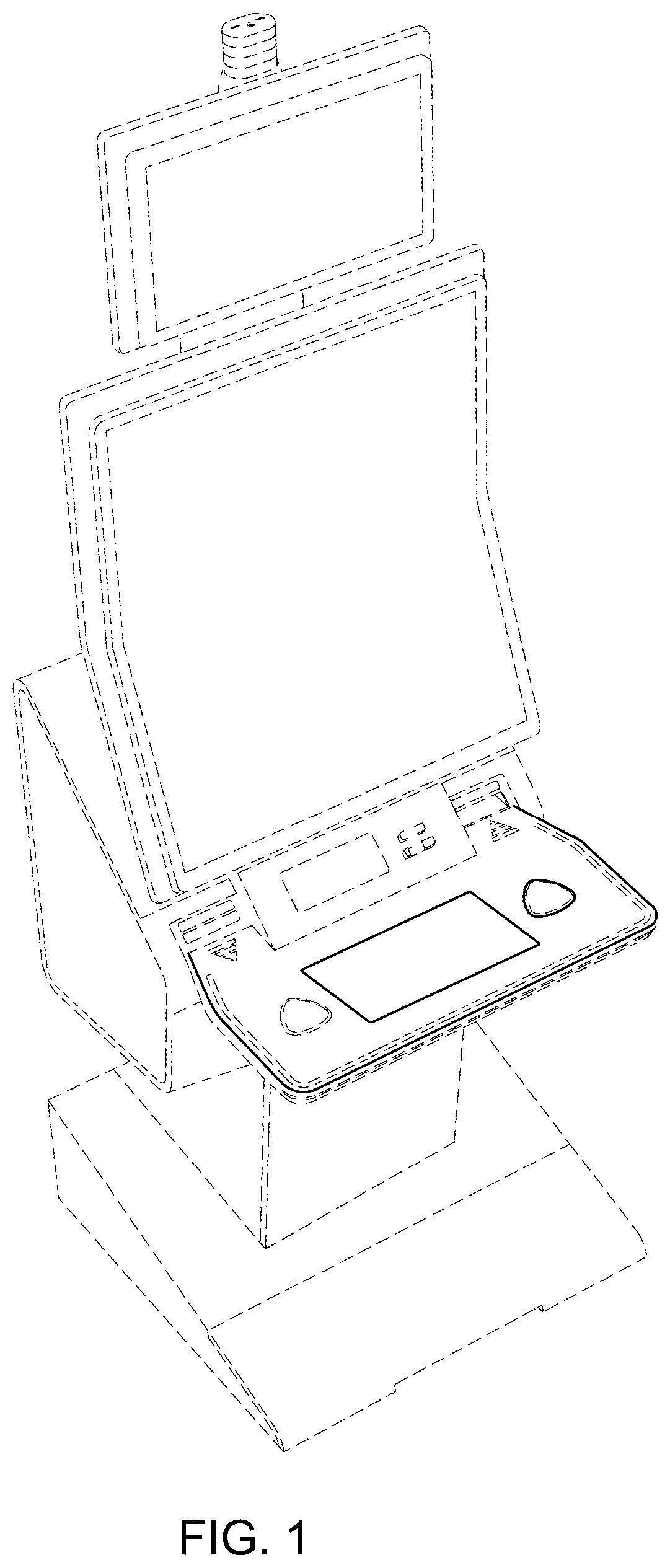 Patent USD1124140 — Gaming machine — Figure 1
