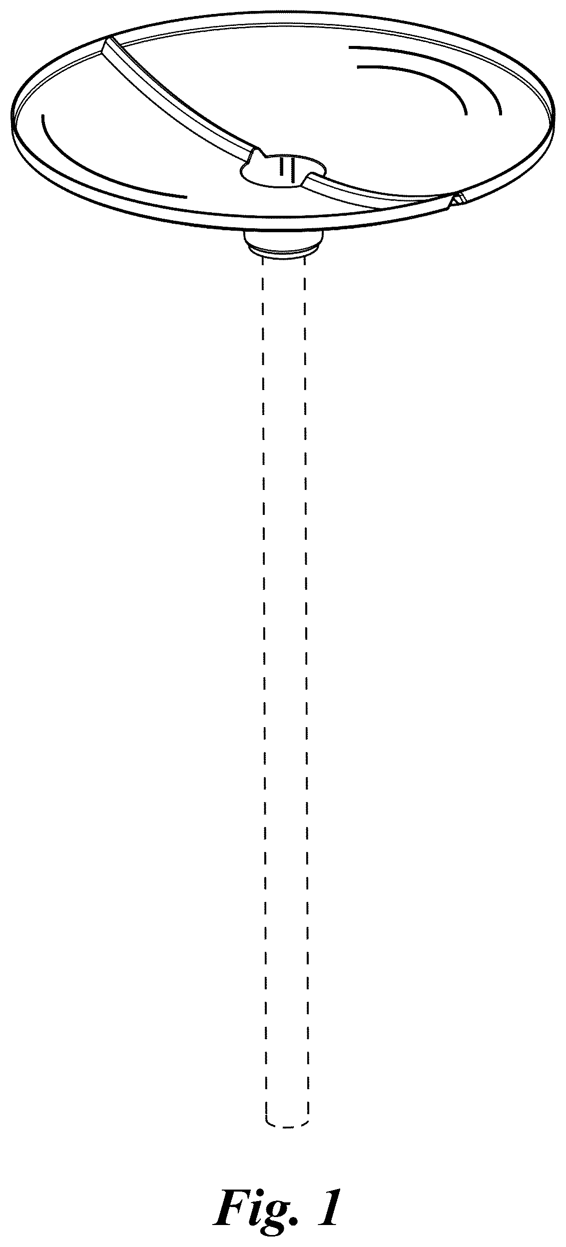 Patent USD1124142 Figure 1 – Circular lid game apparatus