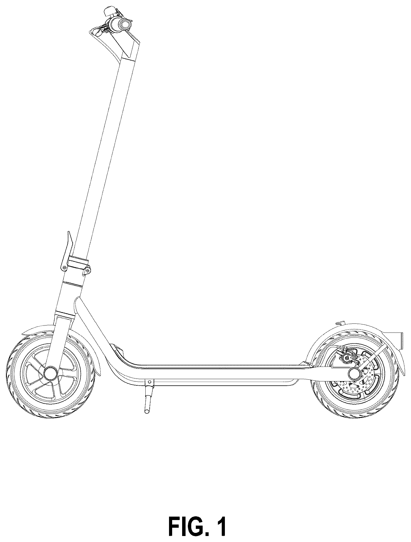 Patent USD1124146 — Electric scooter — Figure 1