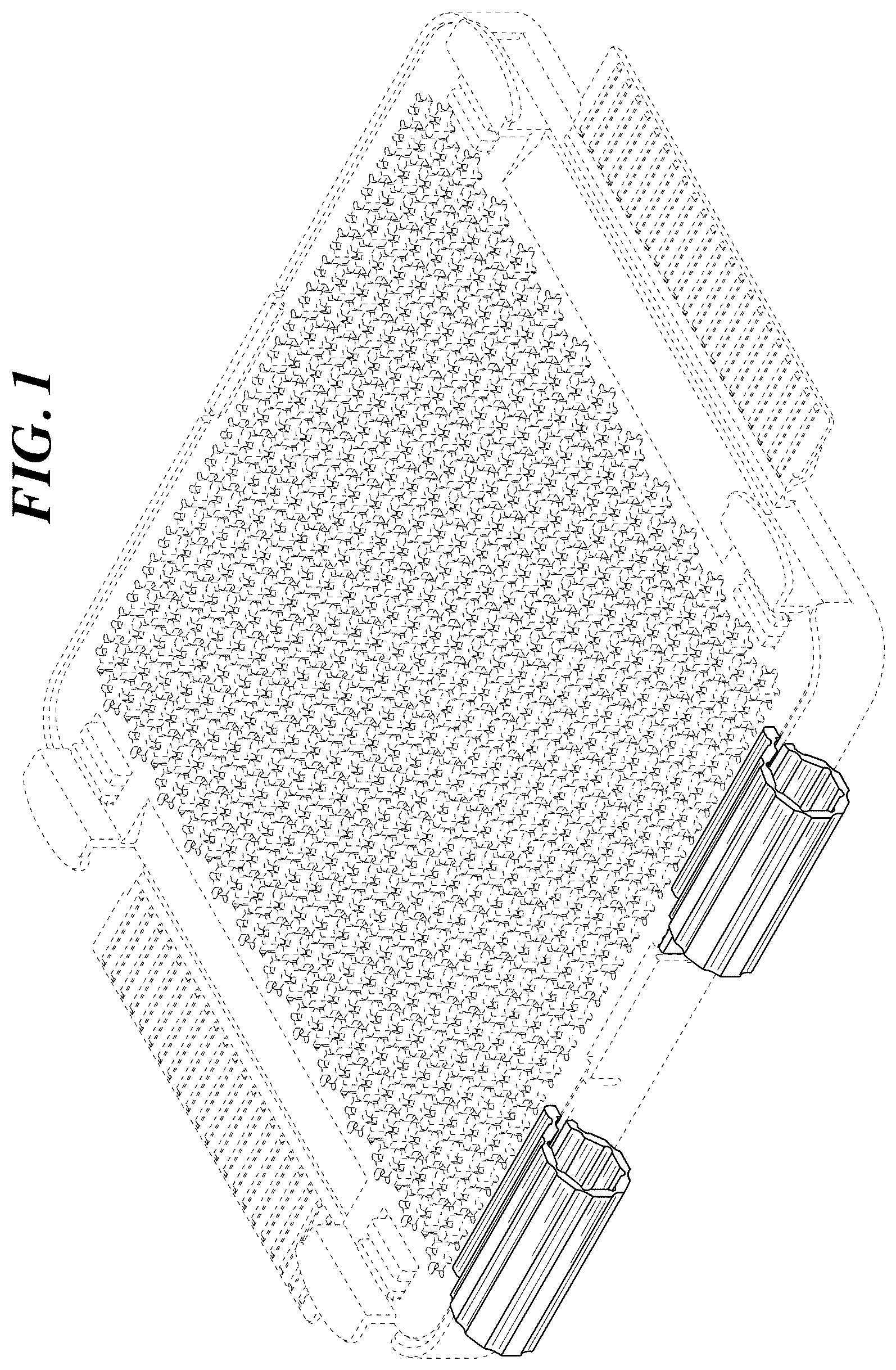 Patent USD1124154 — Tray for toy beads — Figure 1
