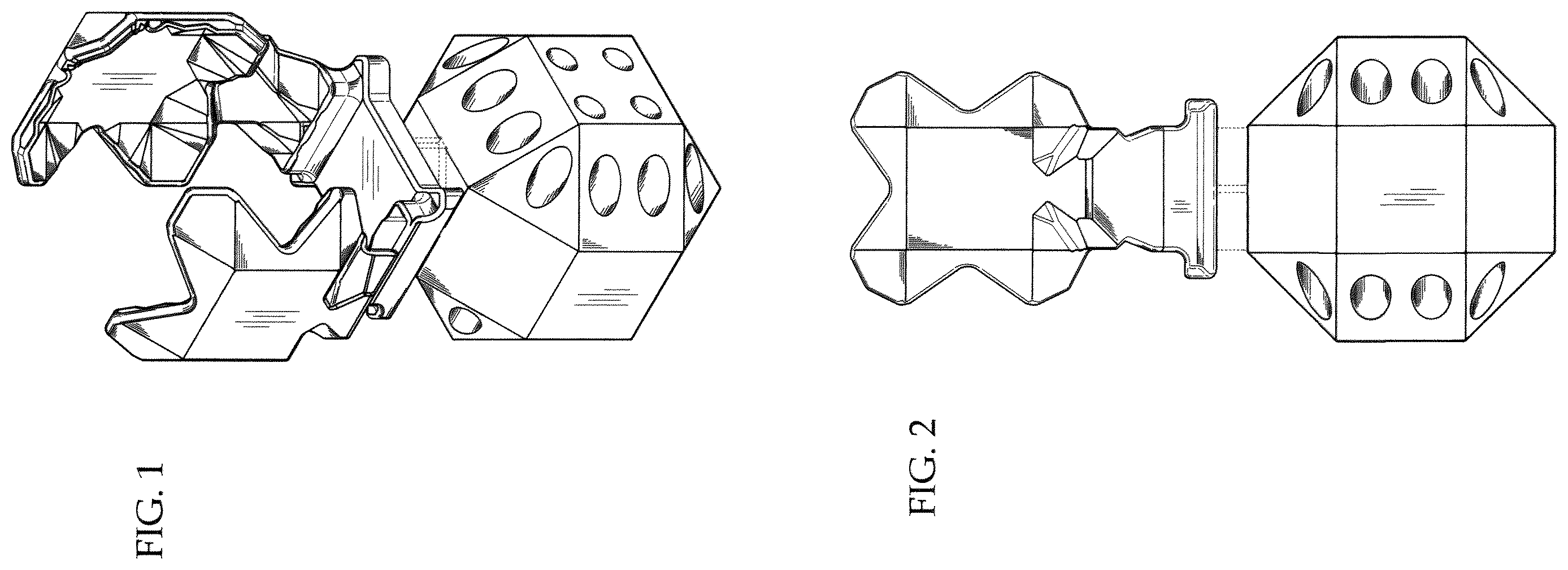Patent USD1124160 Figure 1 – Toy building block