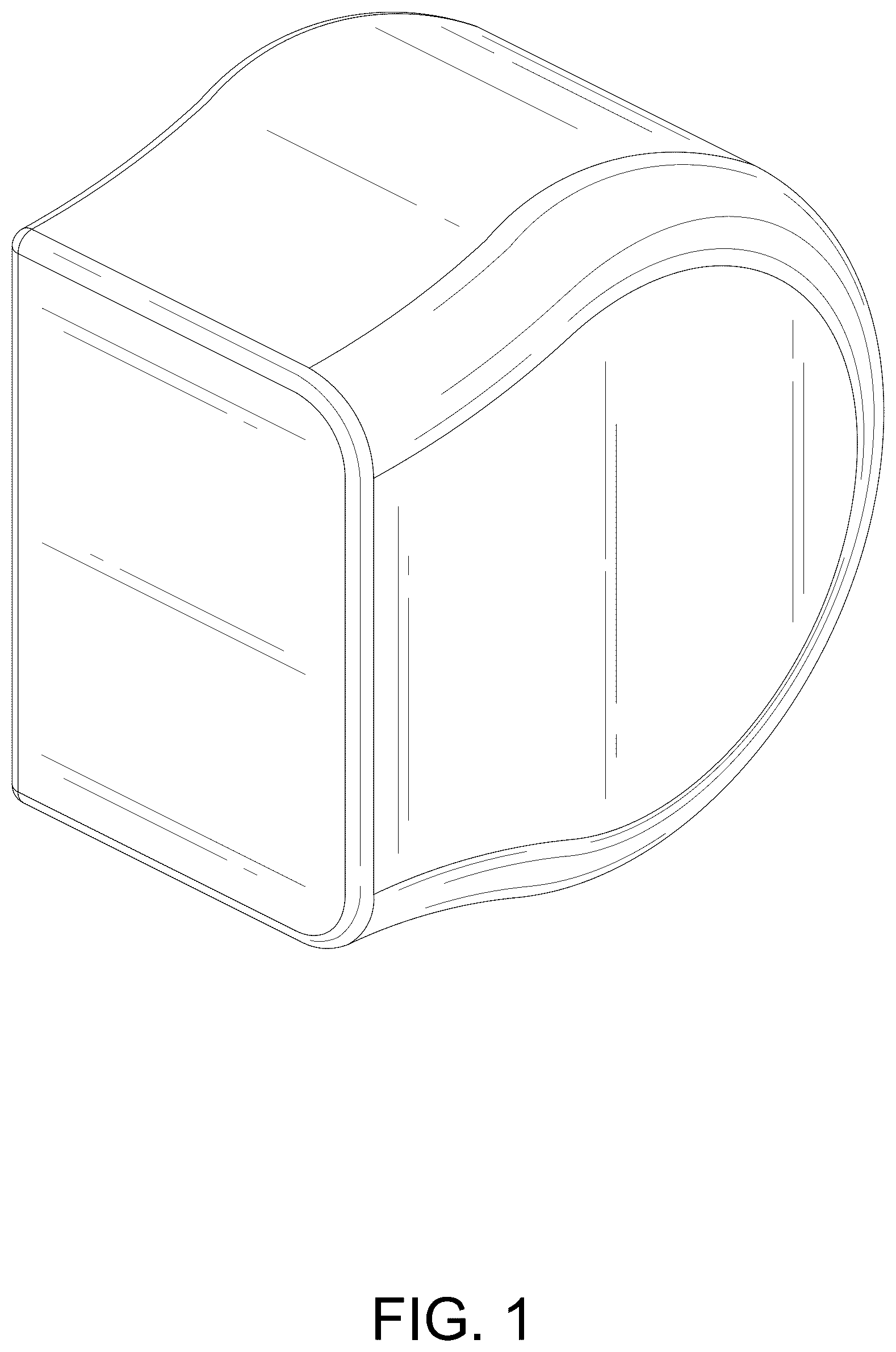 Patent USD1124161 — Toy brick — Figure 1
