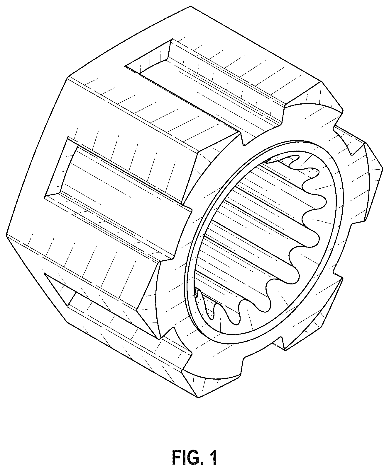 Patent USD1124164 — Model vehicle brake hex — Figure 1