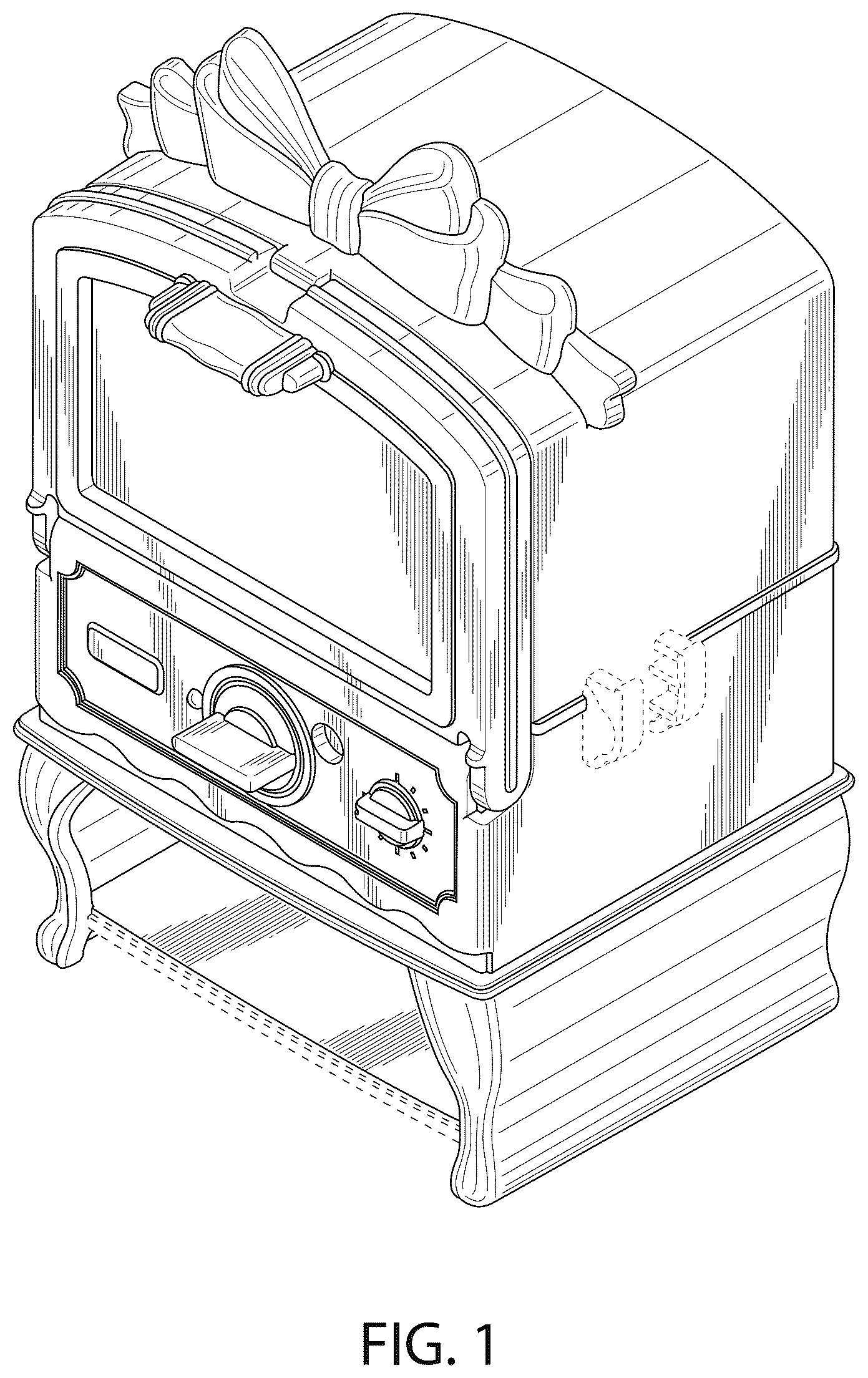 Patent USD1124168 — Toy oven — Figure 1