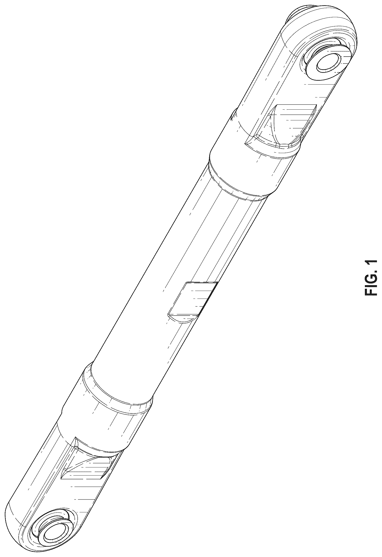 Patent USD1124172 — Model vehicle toe link set — Figure 1