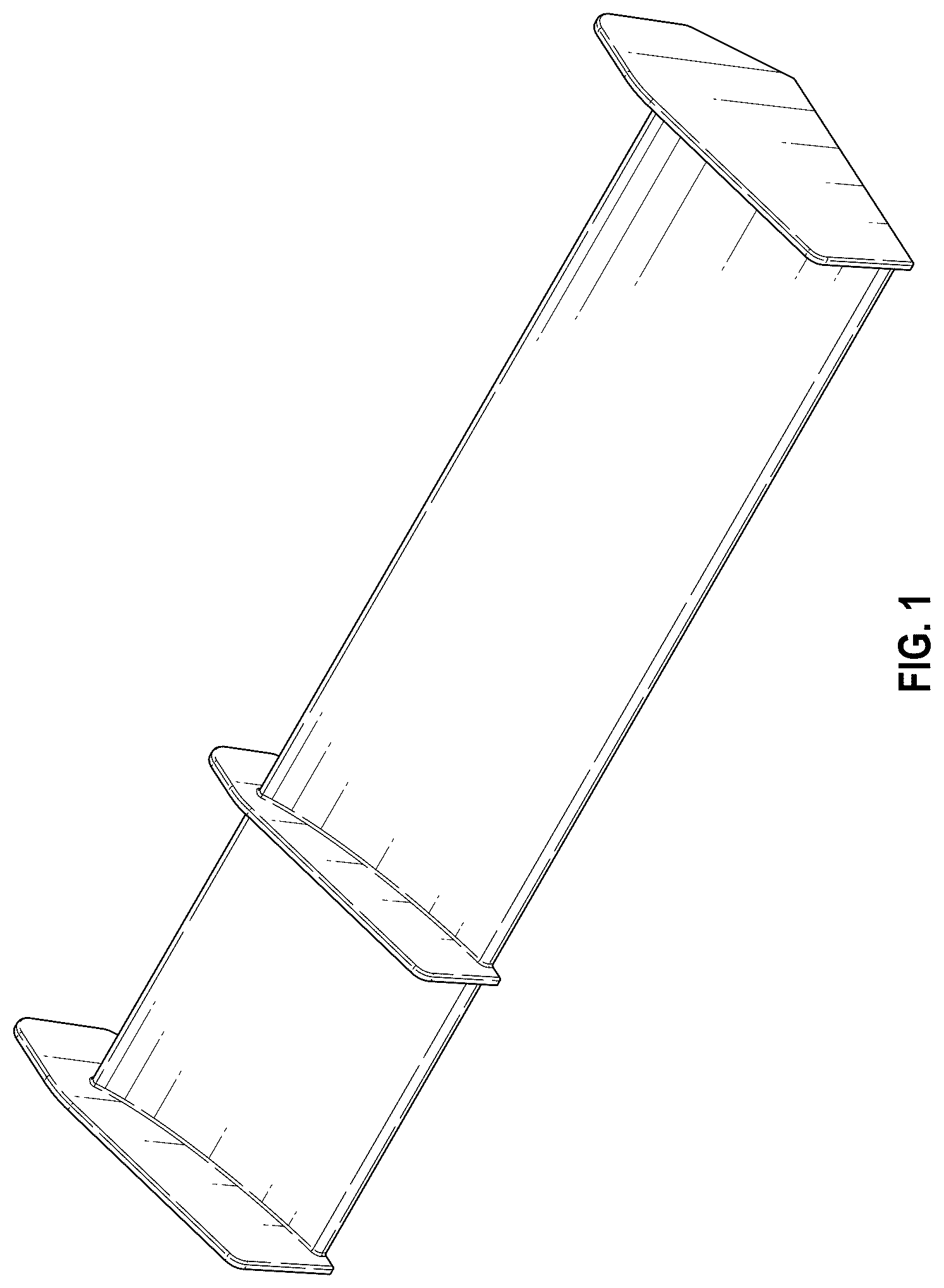 Patent USD1124174 Figure 1 – Model vehicle wing