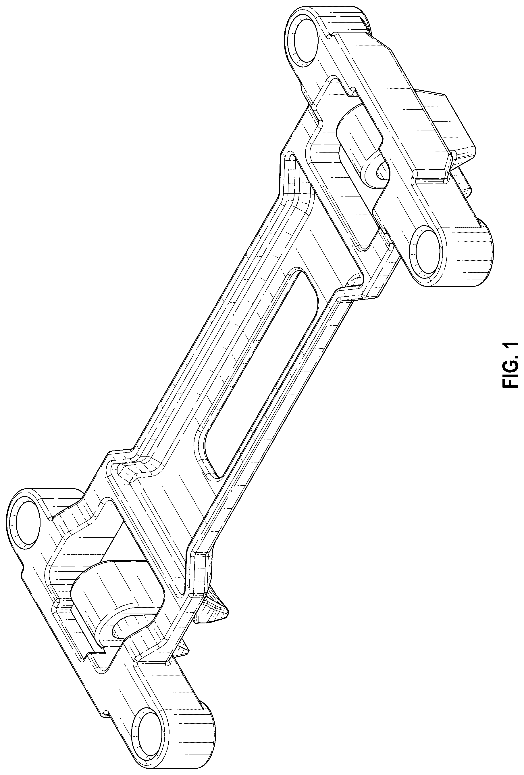 Patent USD1124175 — Model vehicle body mount — Figure 1