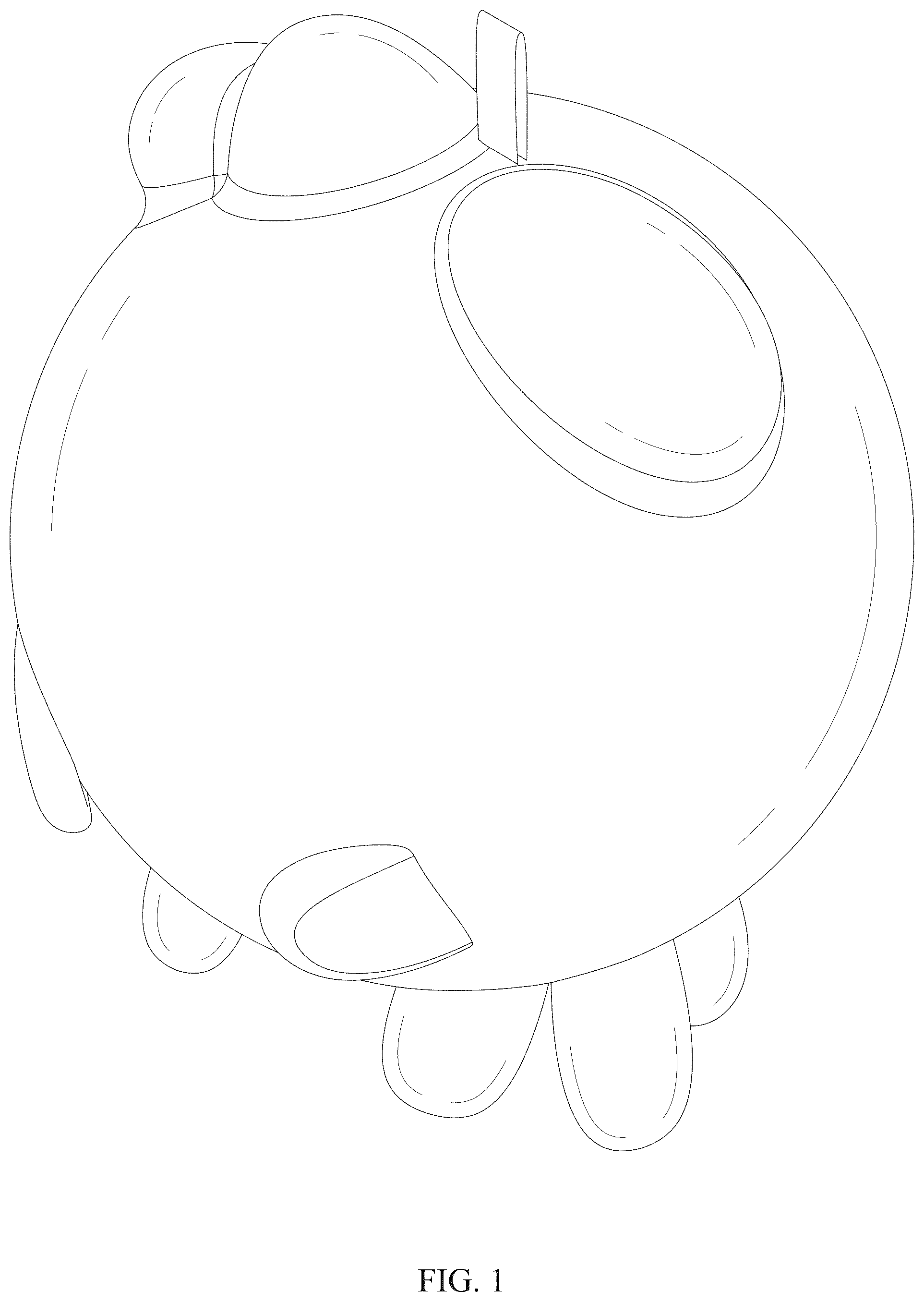 Patent USD1124186 Figure 1 – Toy