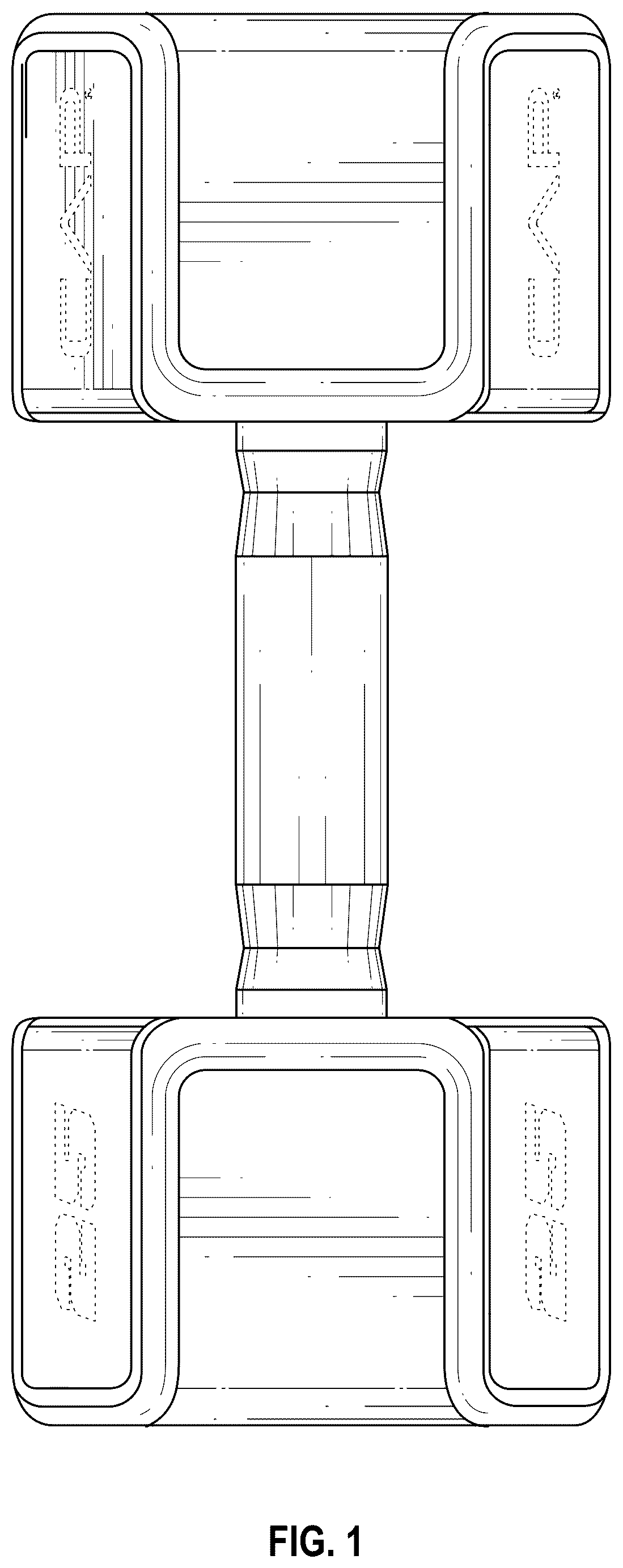 Patent USD1124190 — Dumbbell — Figure 1