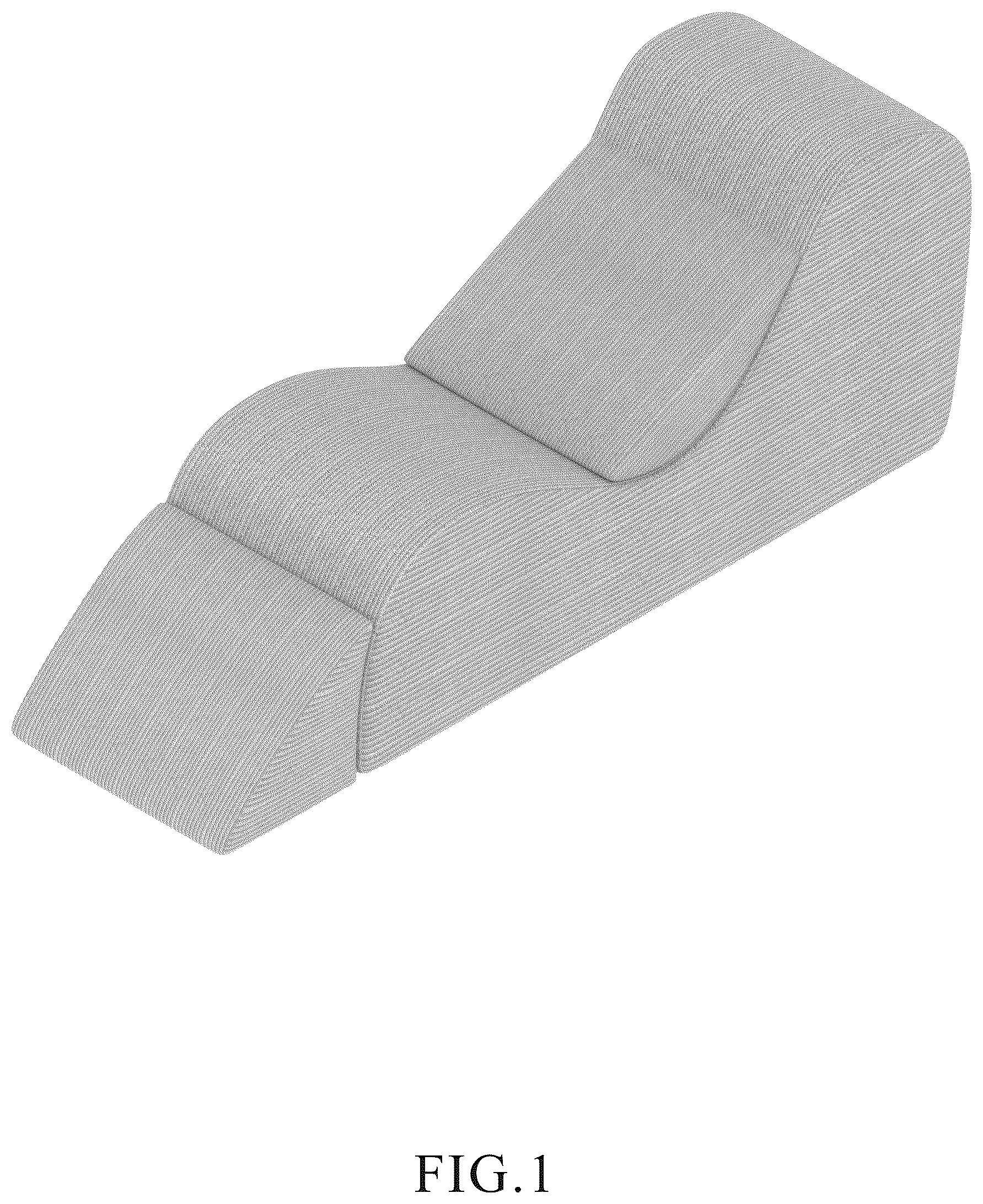 Patent USD1124194 — Chaise lounge for yoga — Figure 1