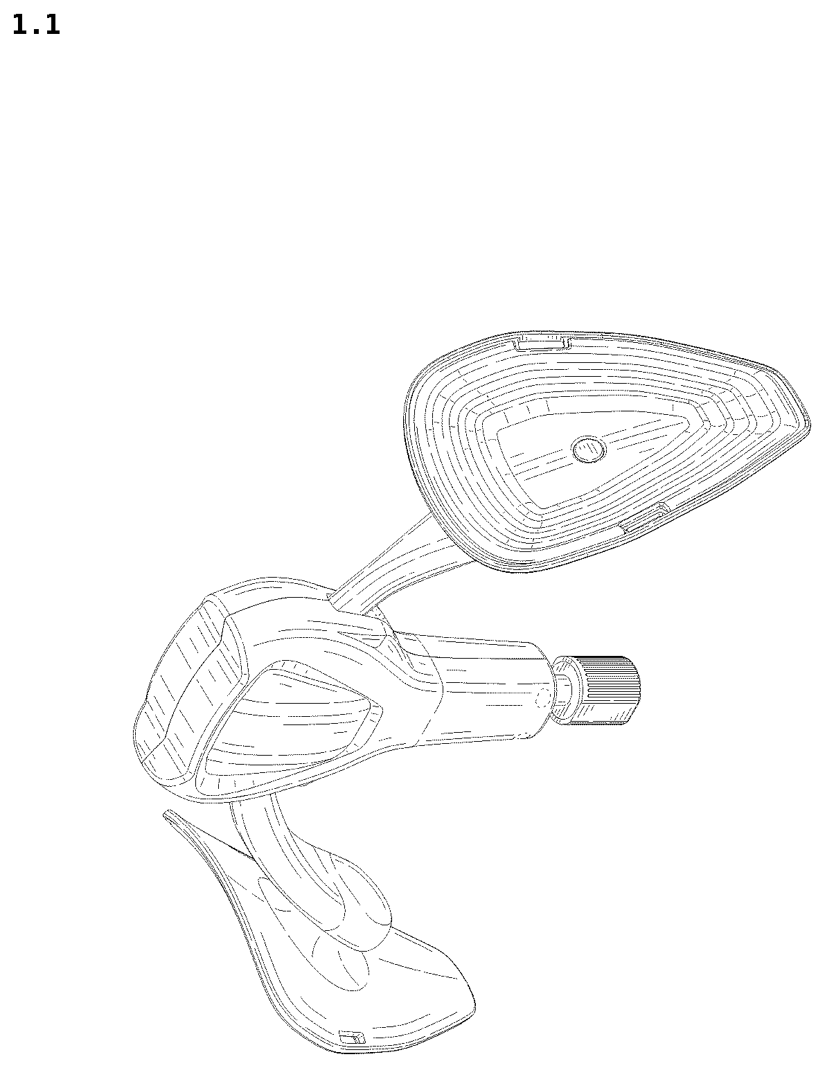 Patent USD1124196 — Apparatus for developing muscles — Figure 1