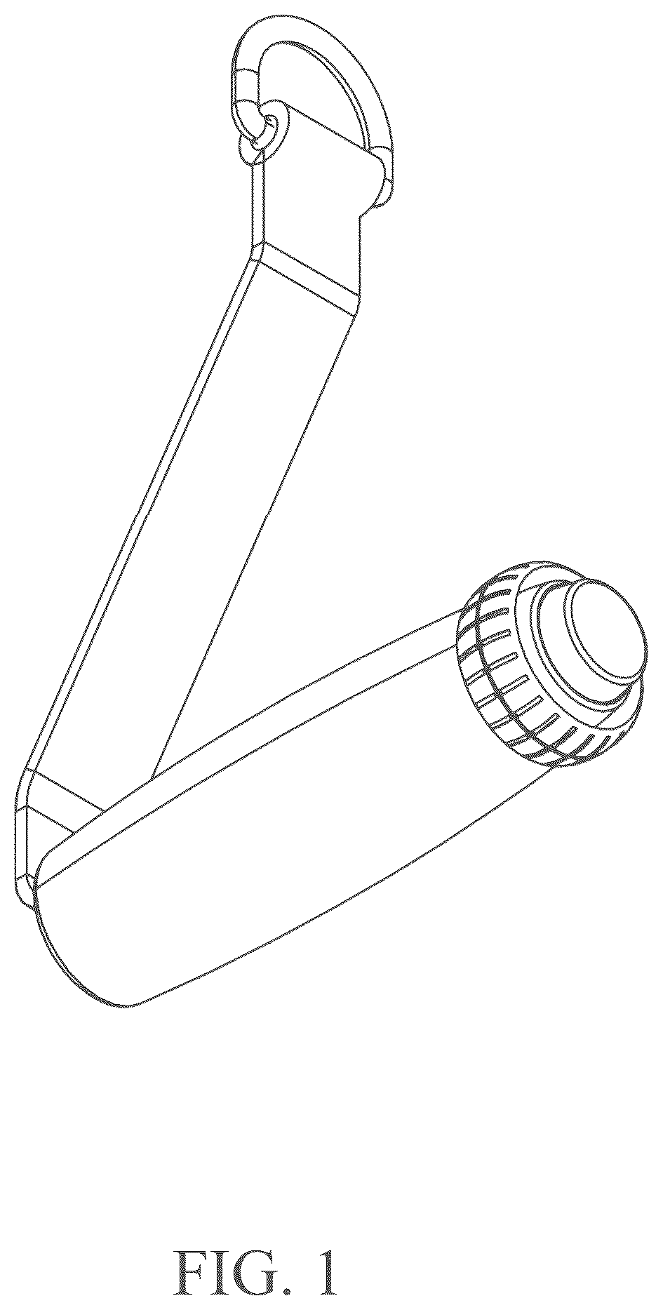 Patent USD1124197 — Handle for exercise machines — Figure 1