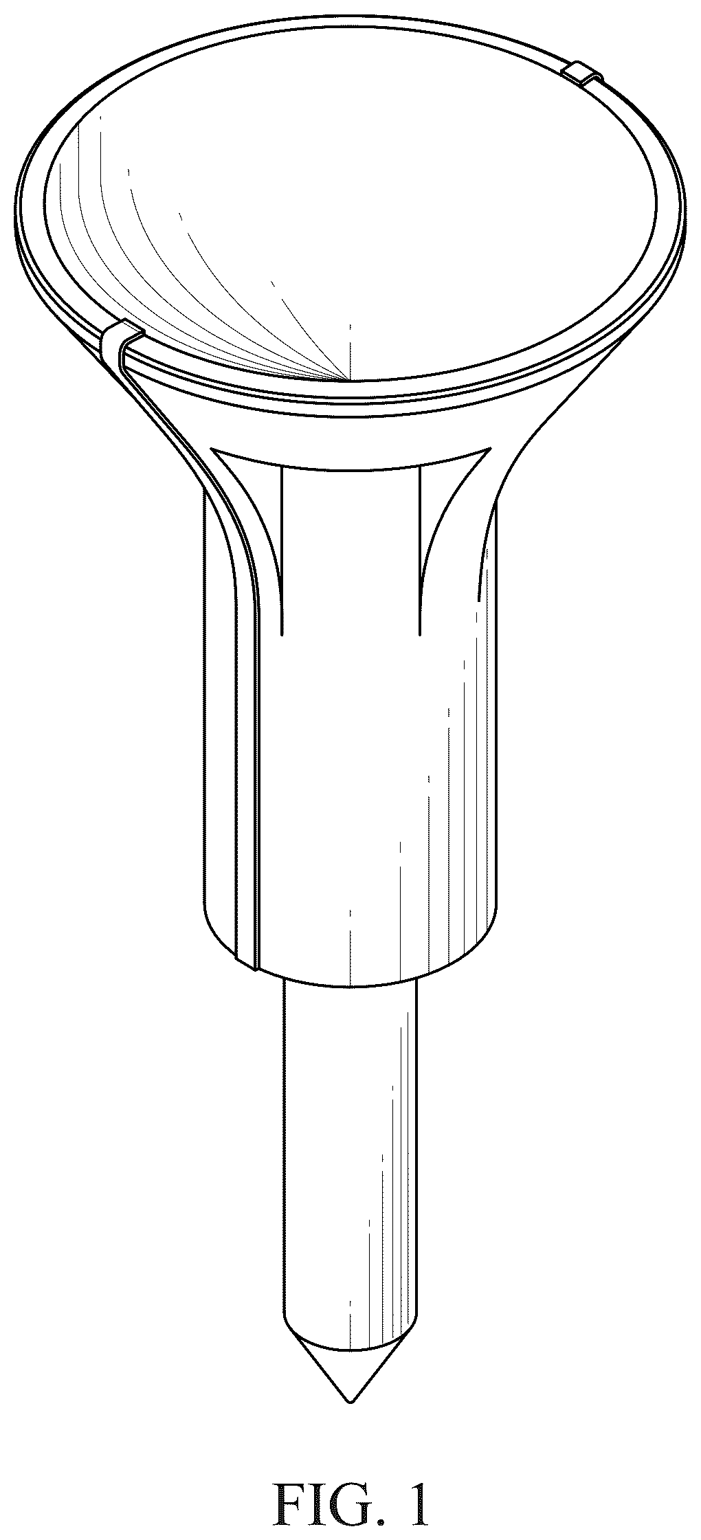 Patent USD1124200 — Adjustable golf tee — Figure 1