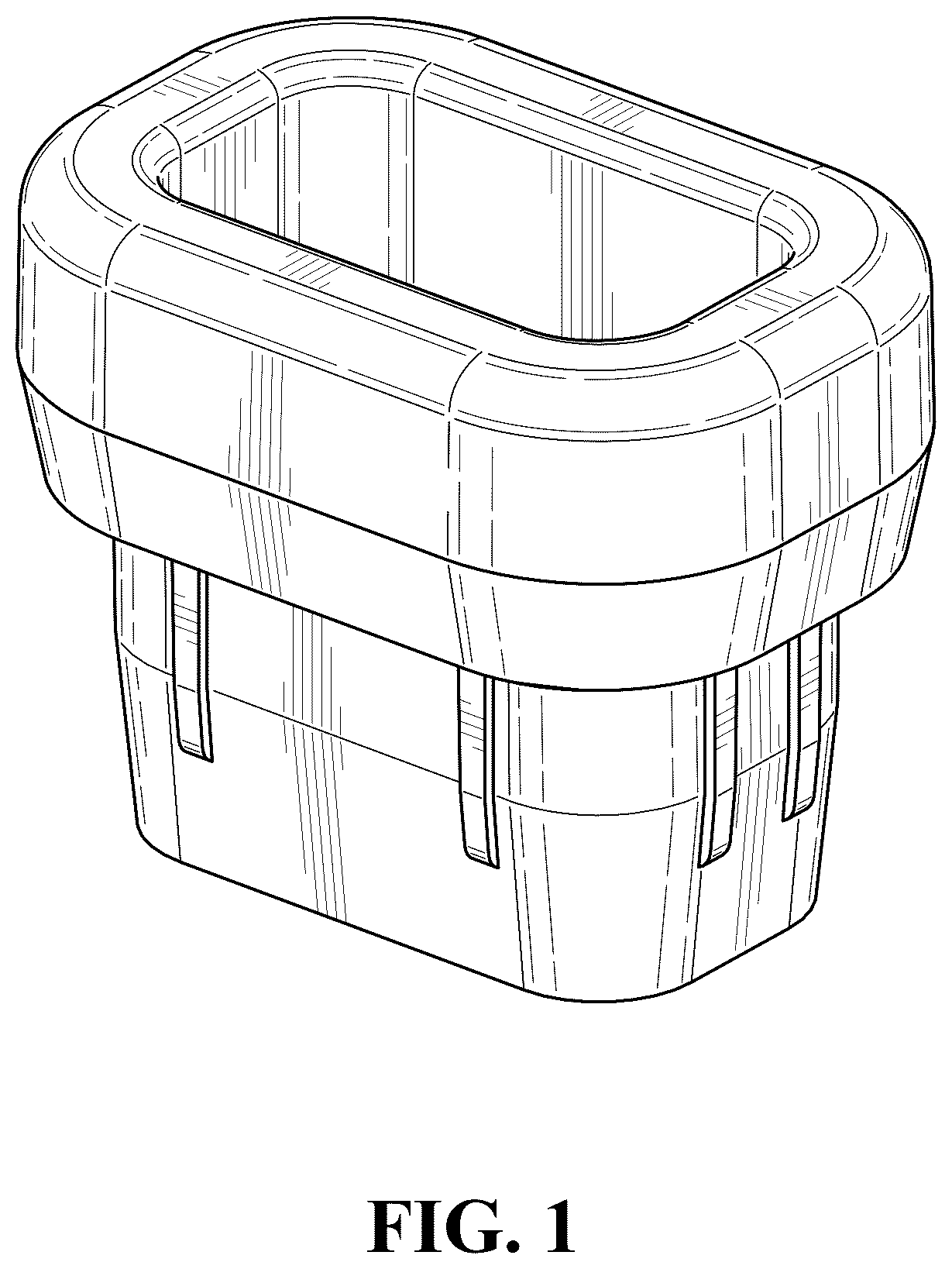Patent USD1124203 — End cap for hockey stick — Figure 1