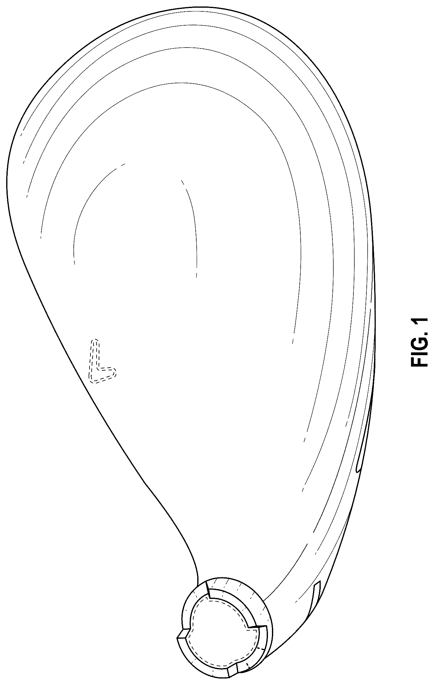 Patent USD1124205 Figure 1 – Golf club head