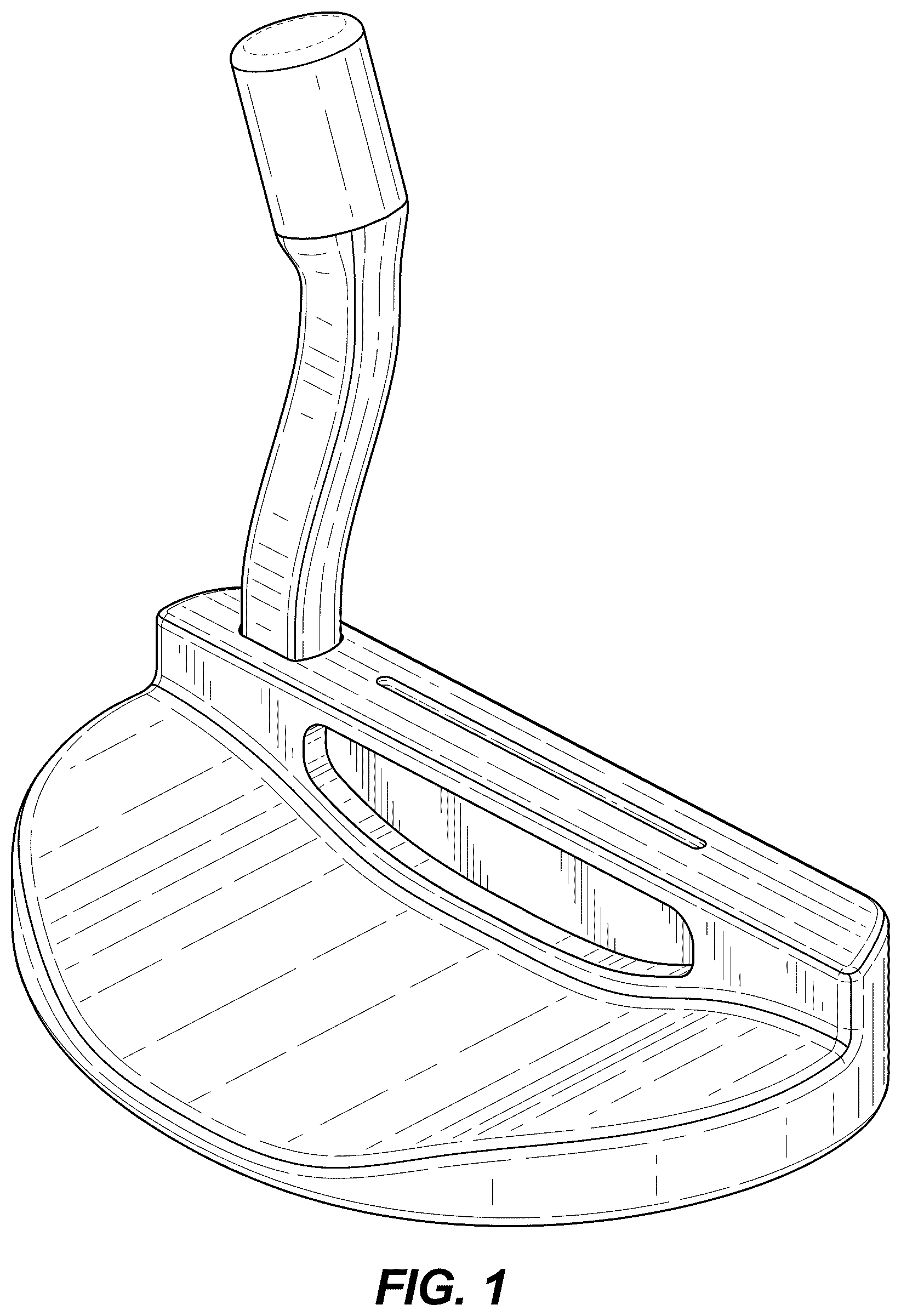 Patent USD1124207 Figure 1 – Golf club head