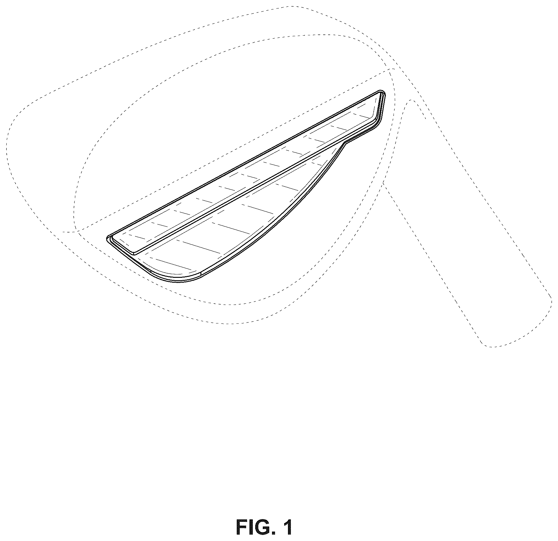 Patent USD1124209 — Wedge golf club head — Figure 1