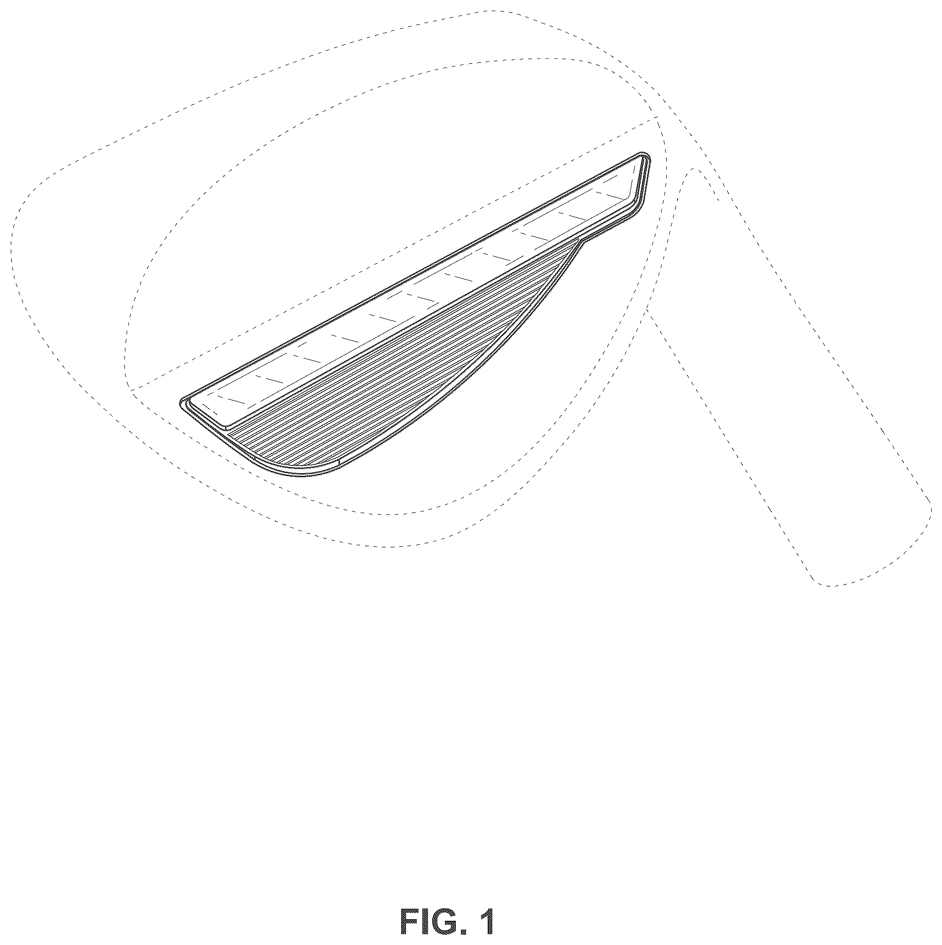 Patent USD1124210 Figure 1 – Wedge golf club head