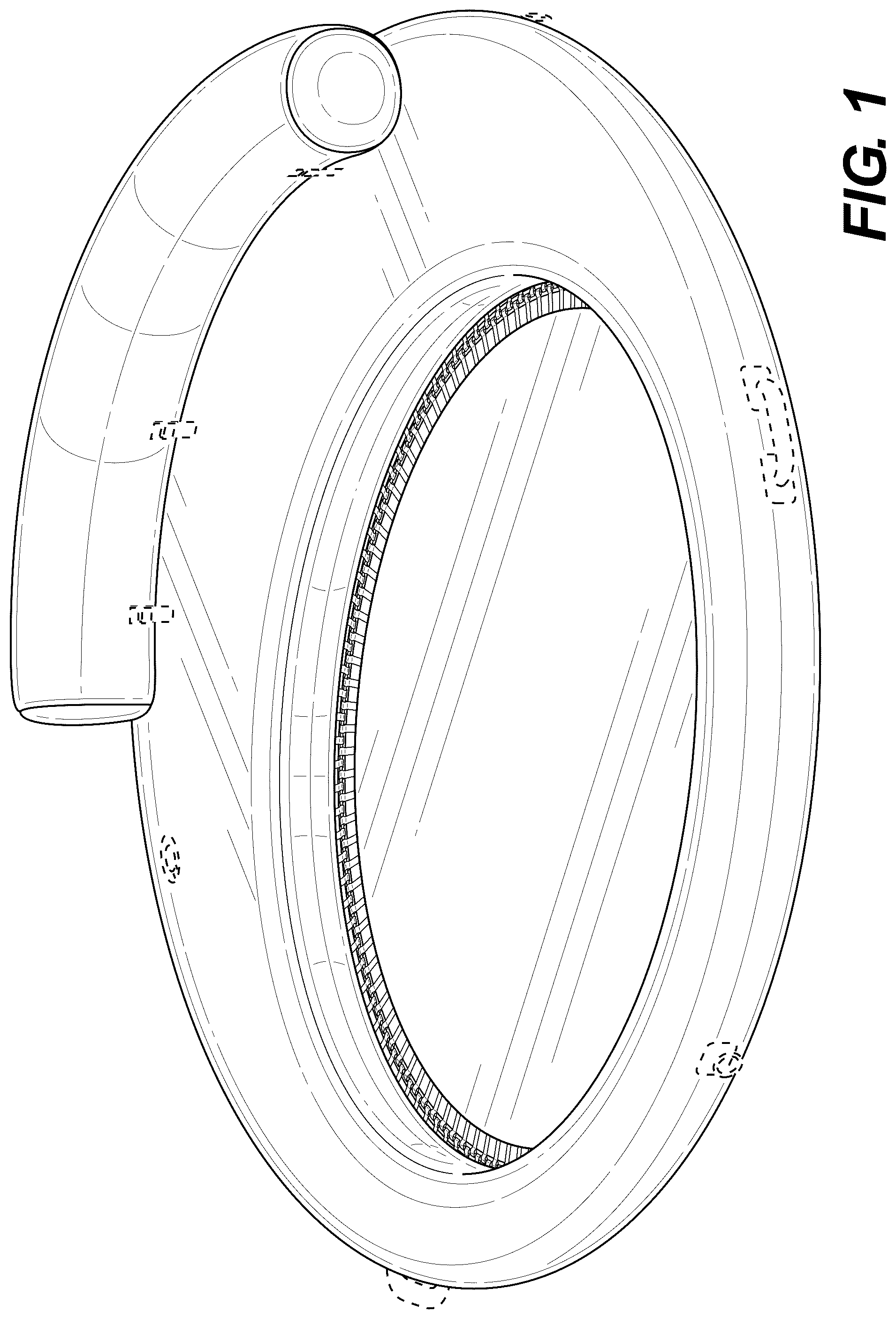 Patent USD1124213 — Inflatable device — Figure 1