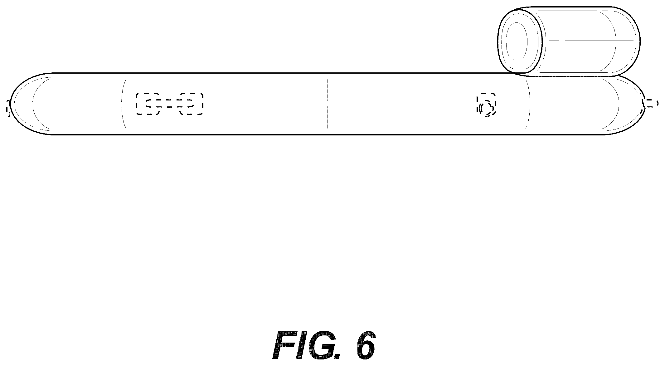 Patent USD1124214 Figure 6 – Inflatable device