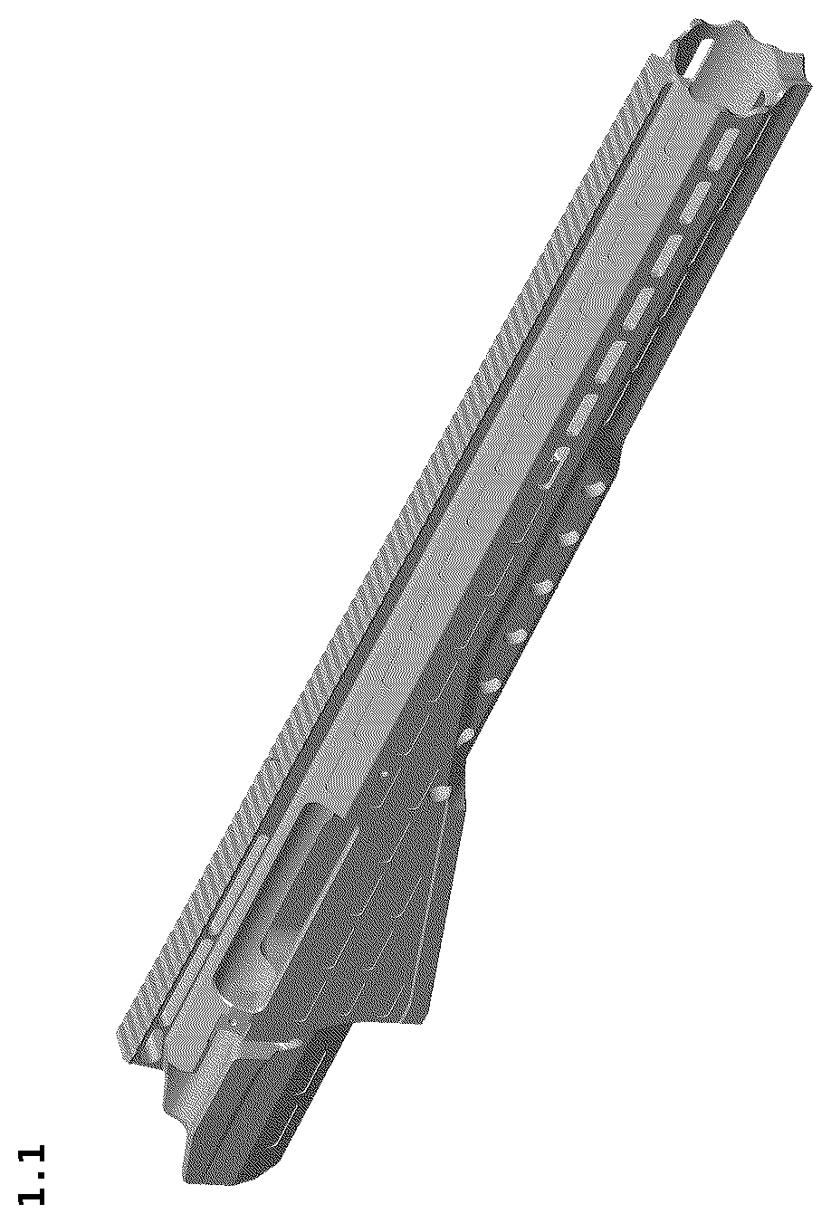 Patent USD1124218 — Rifle receiver — Figure 1