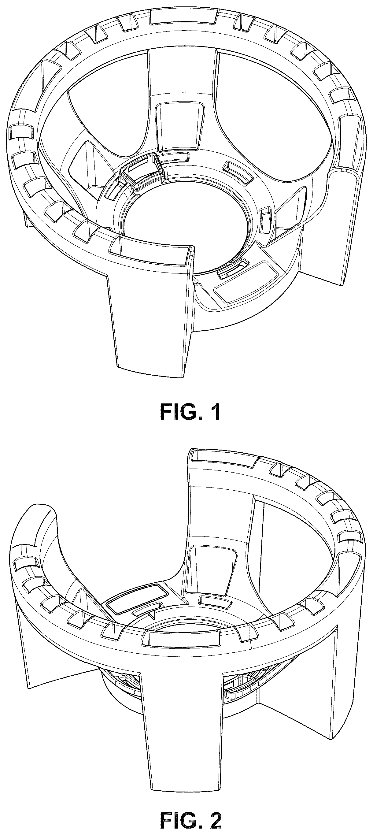 Patent USD1124227 — Handle — Figure 1