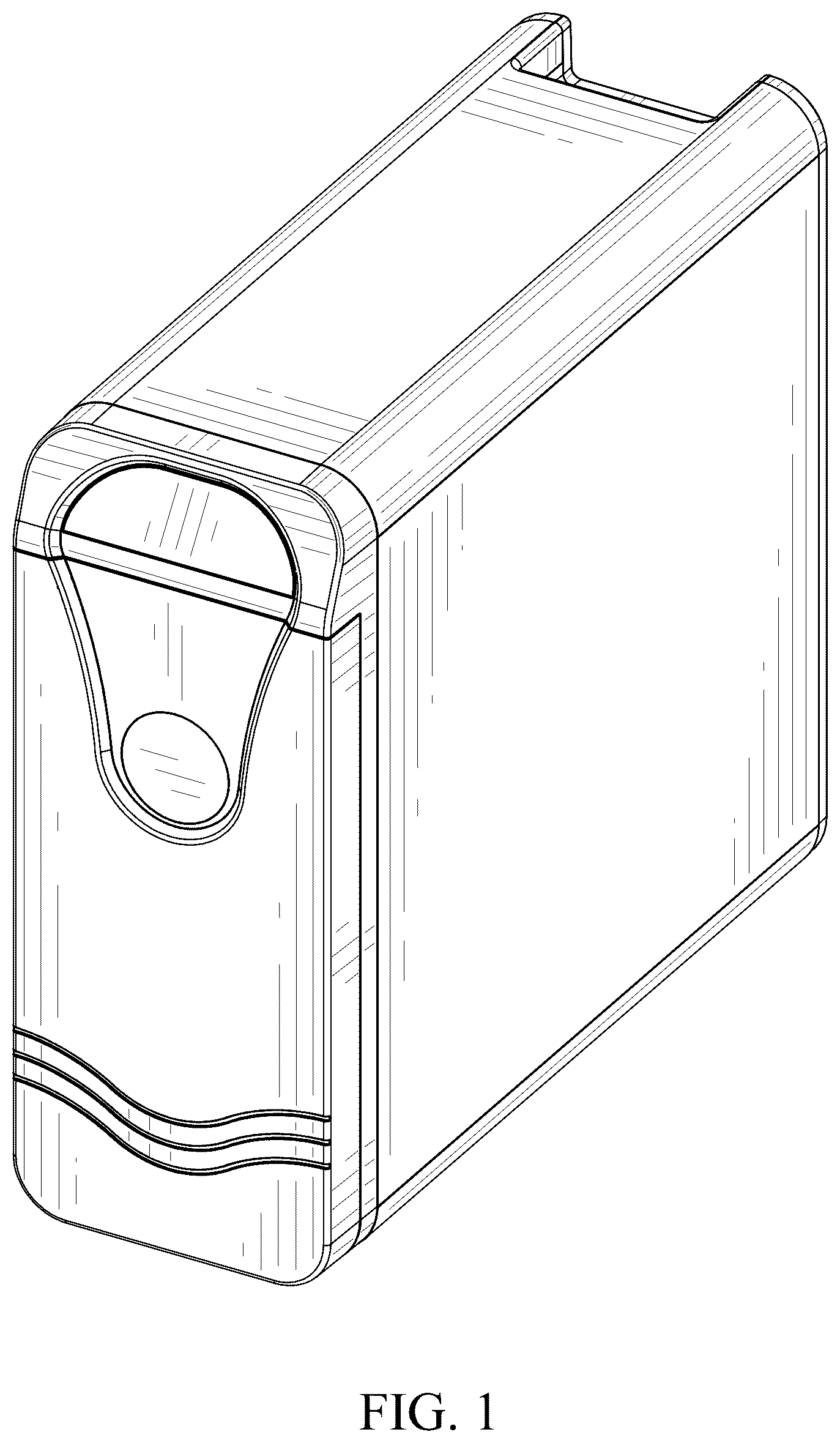 Patent USD1124229 Figure 1 – Water purifier