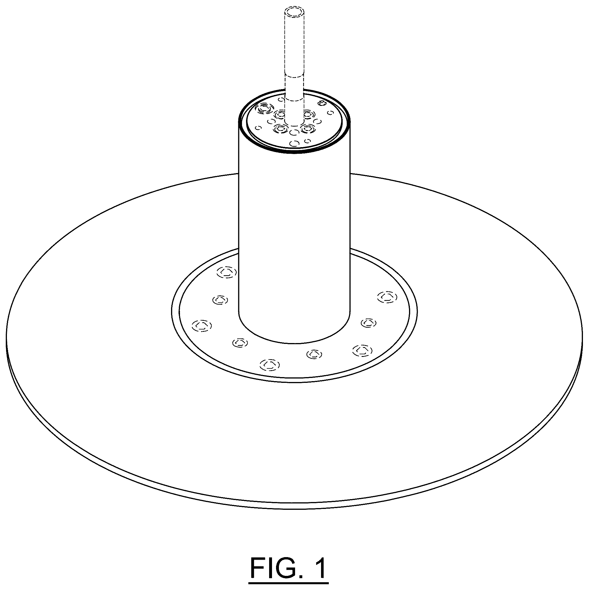 Patent USD1124235 Figure 1 – Showerhead
