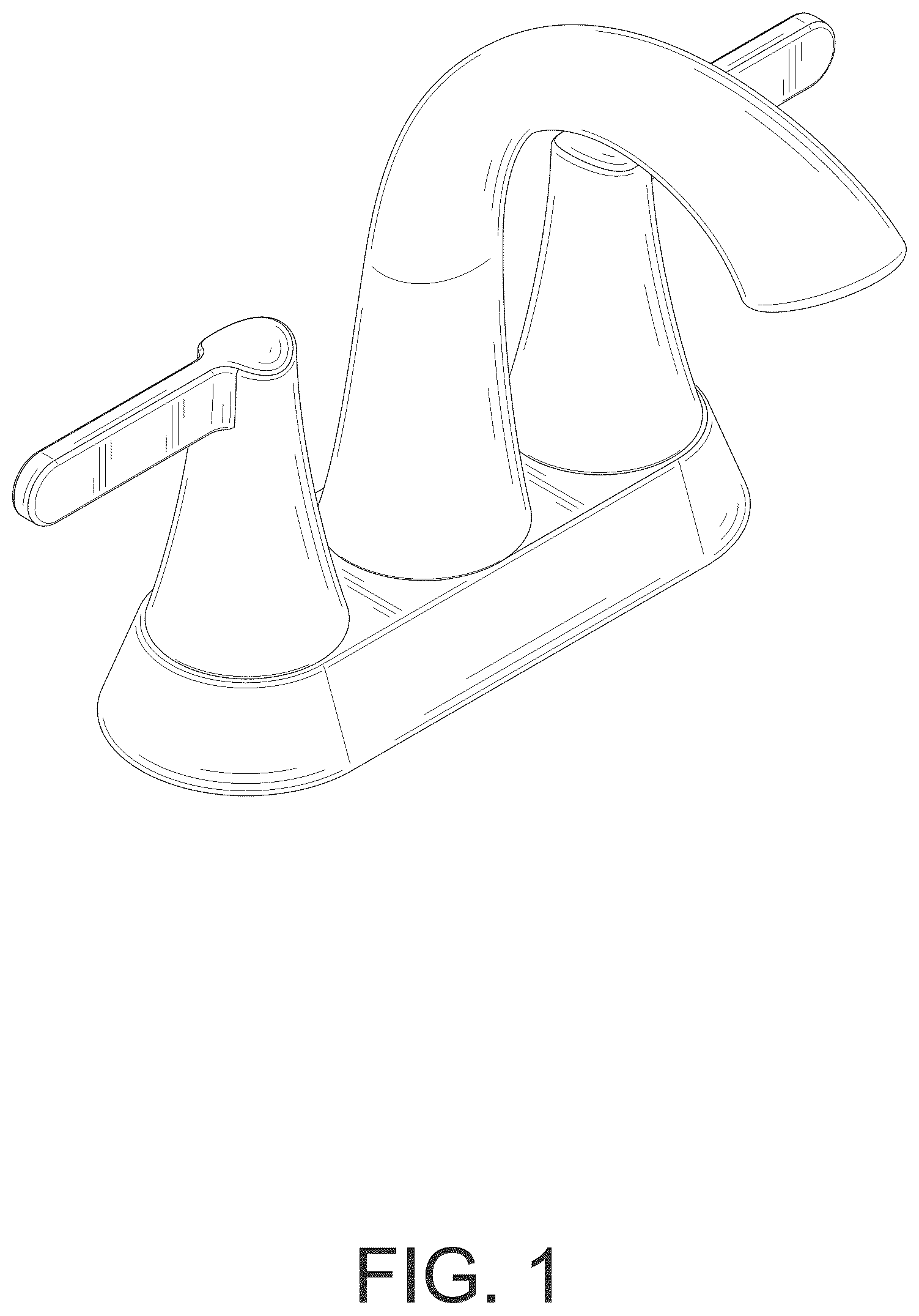 Patent USD1124255 — Basin faucet — Figure 1