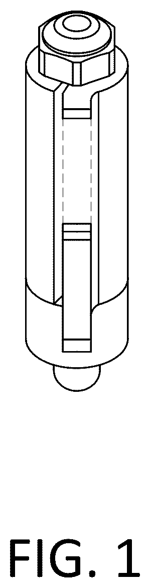 Patent USD1124258 — Valve lift arm — Figure 1