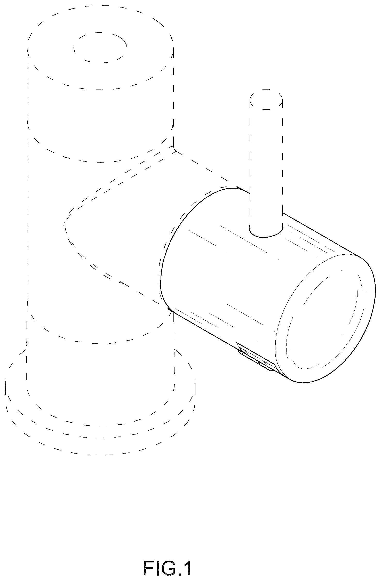 Patent USD1124262 Figure 1 – Faucet handle
