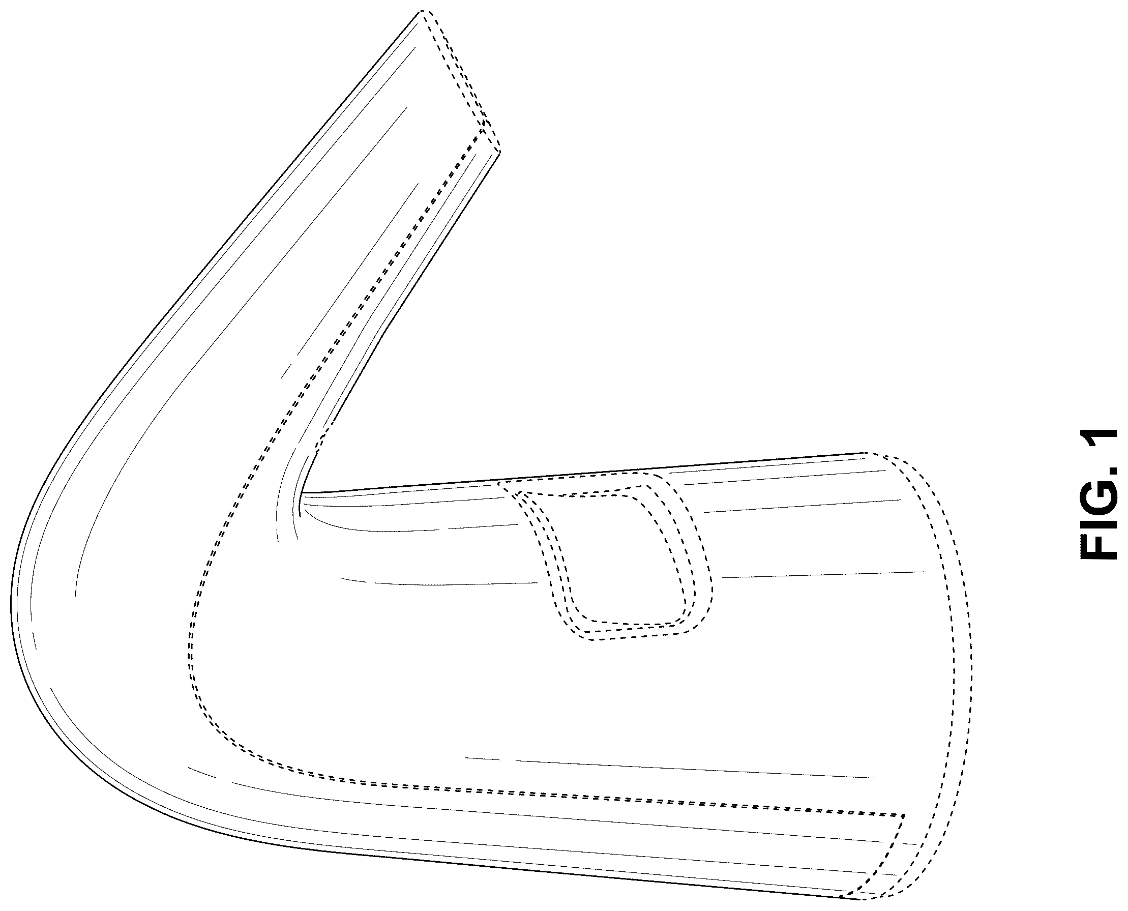Patent USD1124263 Figure 1 – Spout