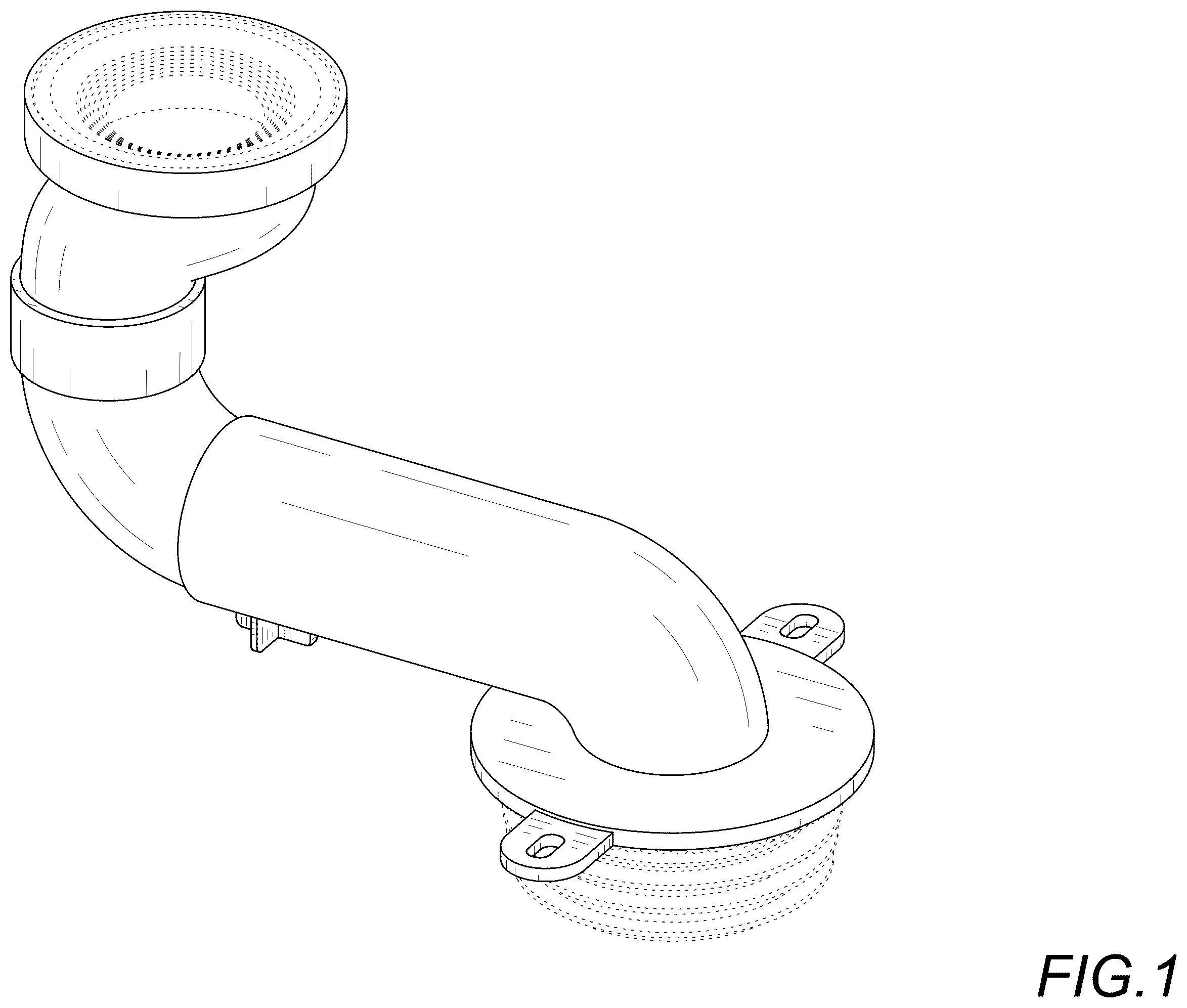 Patent USD1124268 — Drain — Figure 1