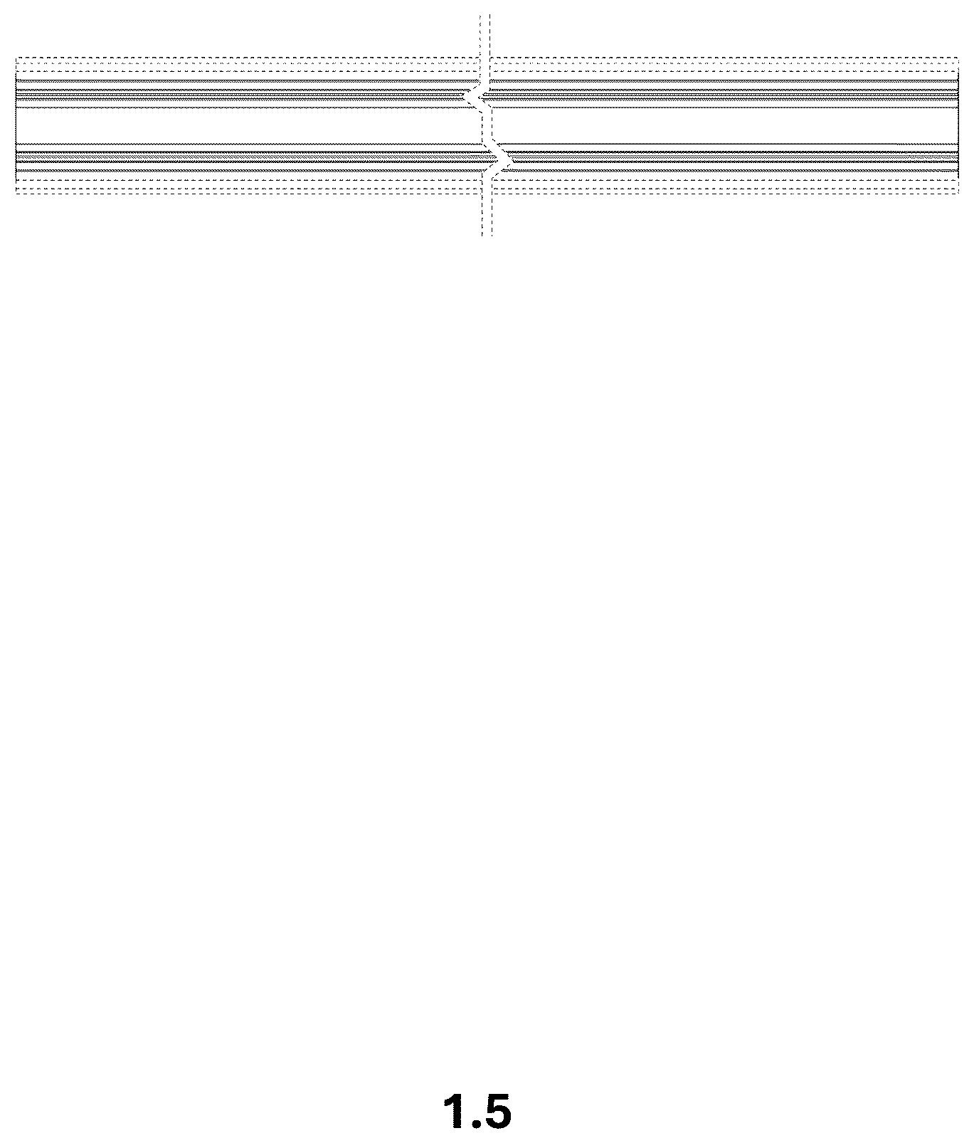 Patent USD1124272 Figure 5 – Profile for a drainage system