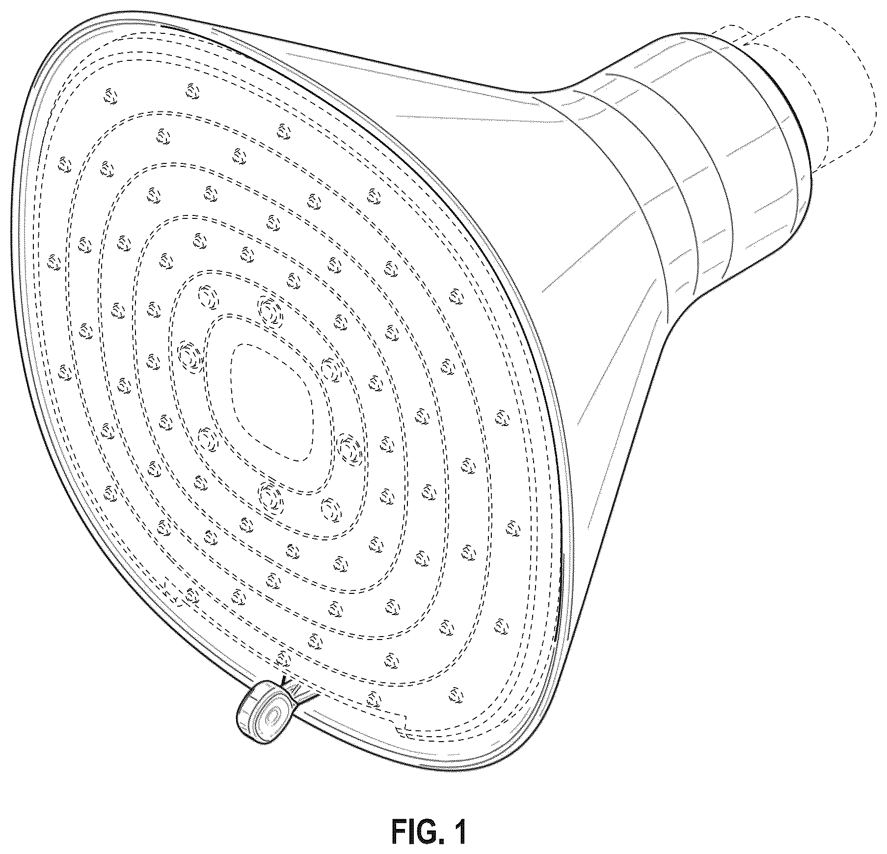 Patent USD1124274 — Shower head — Figure 1