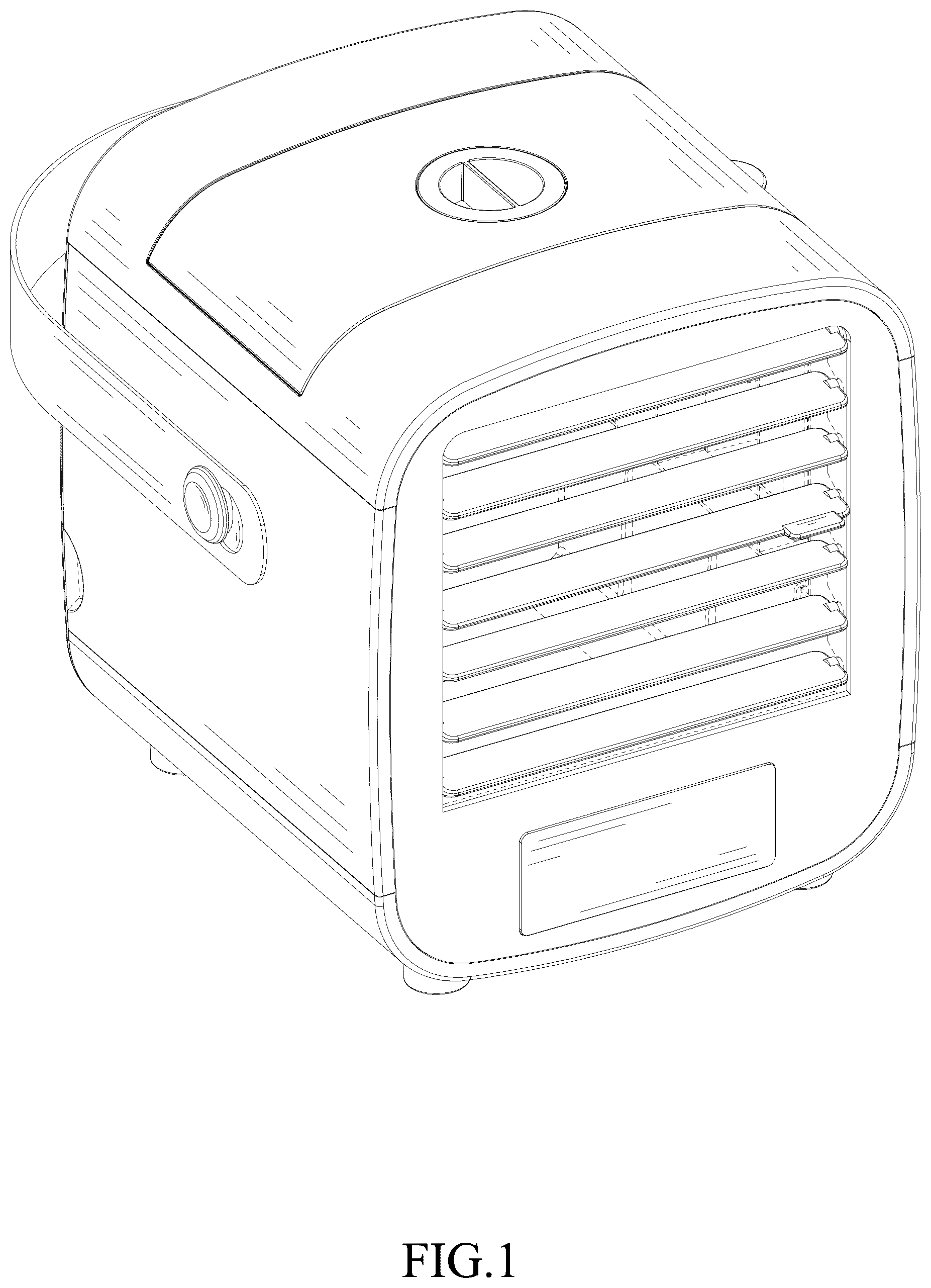 Patent USD1124281 — Air cooler — Figure 1