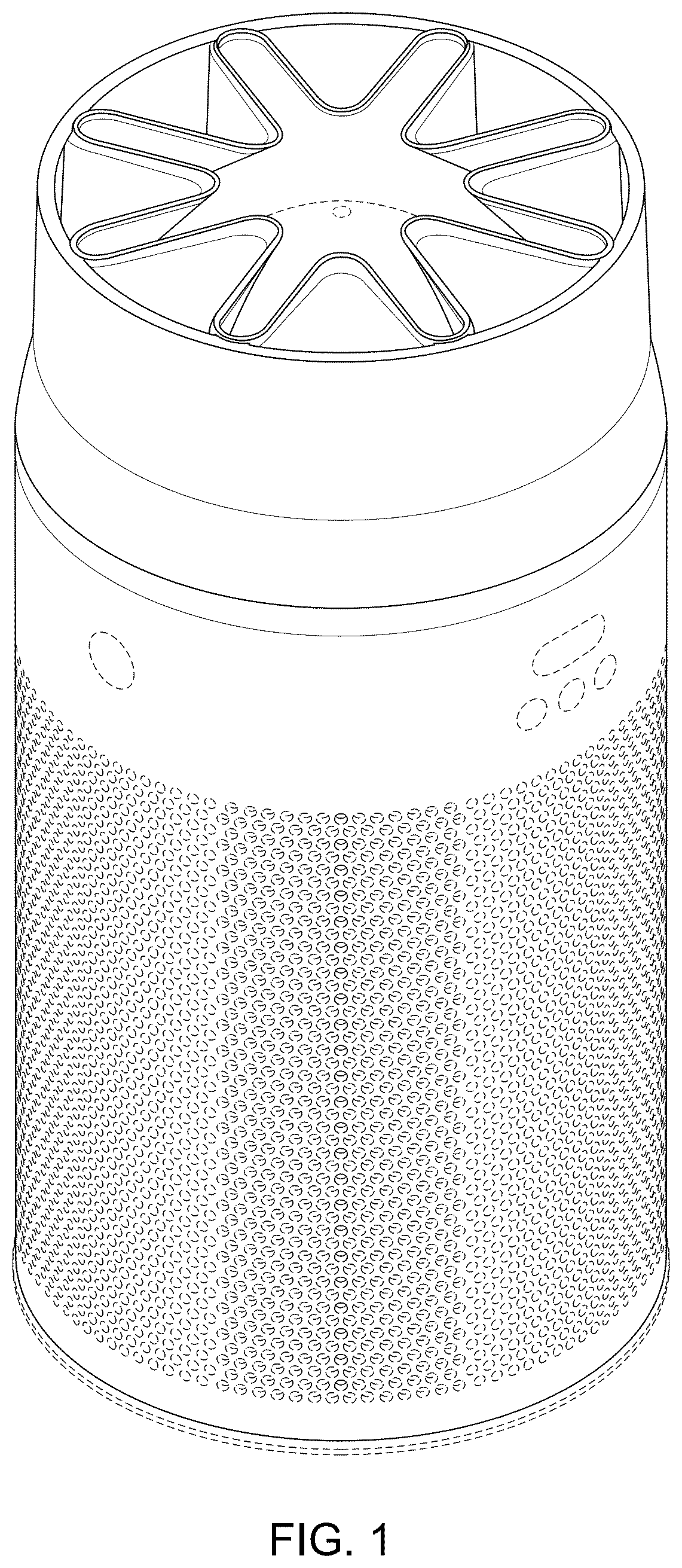 Patent USD1124287 Figure 1 – Air purifier