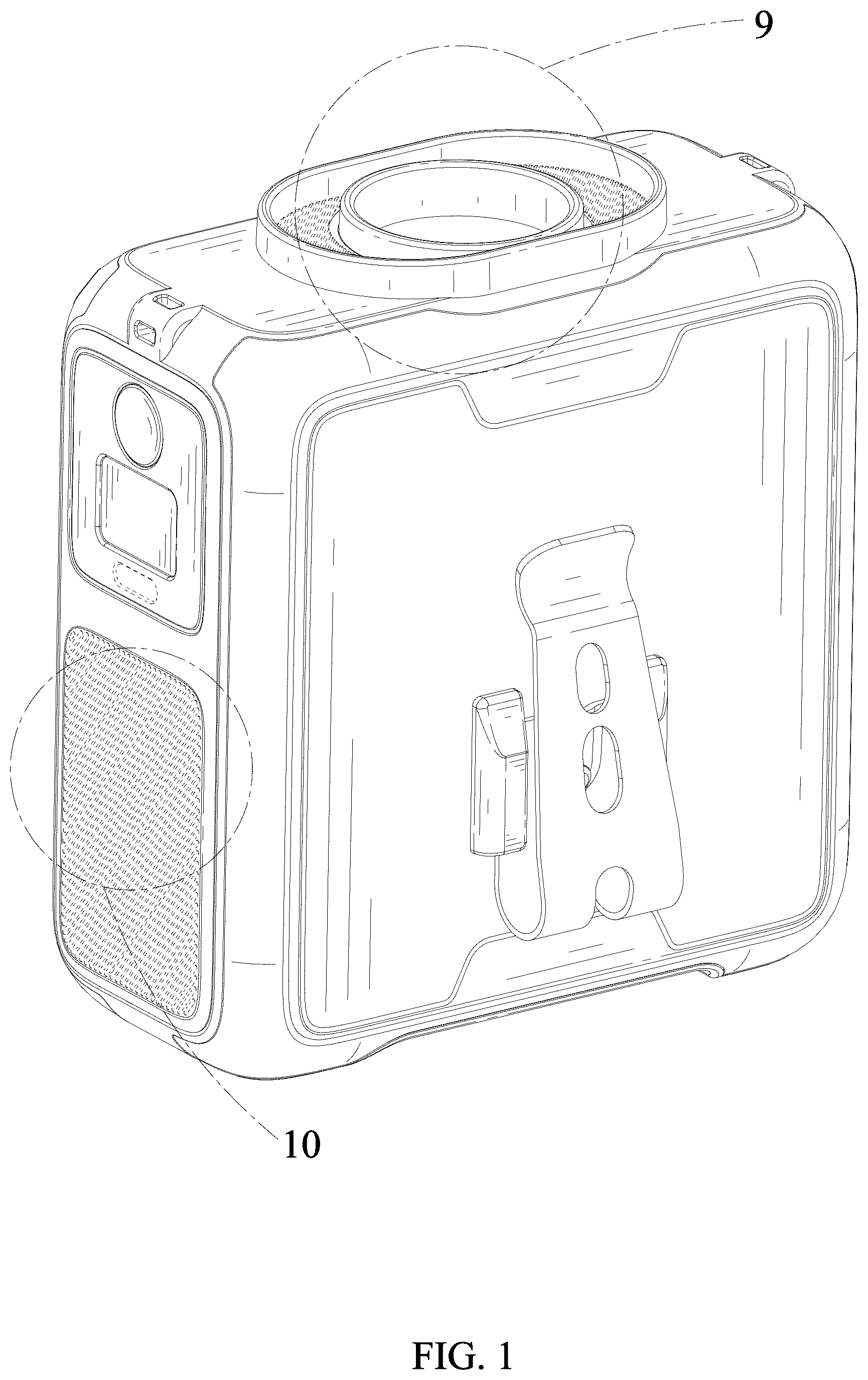 Patent USD1124292 — Waist fan — Figure 1
