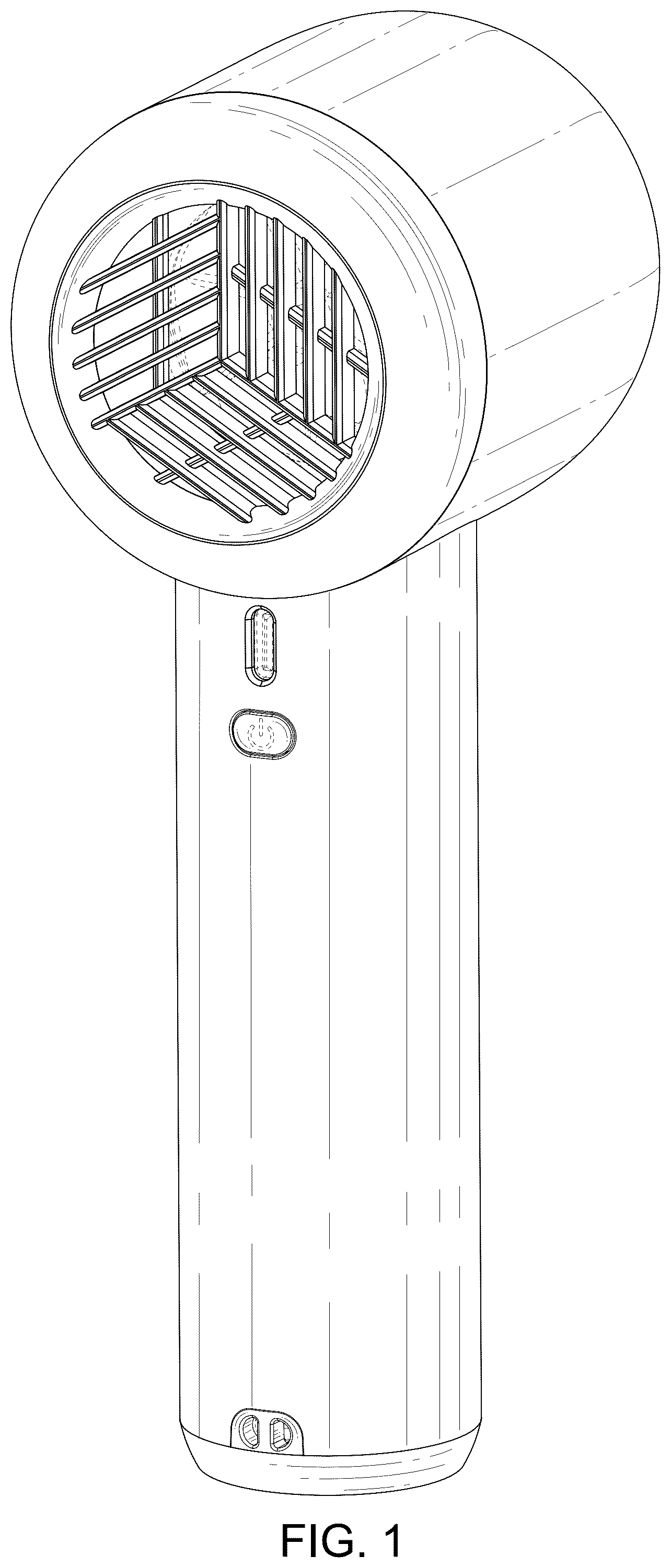 Patent USD1124293 Figure 1 – Fan