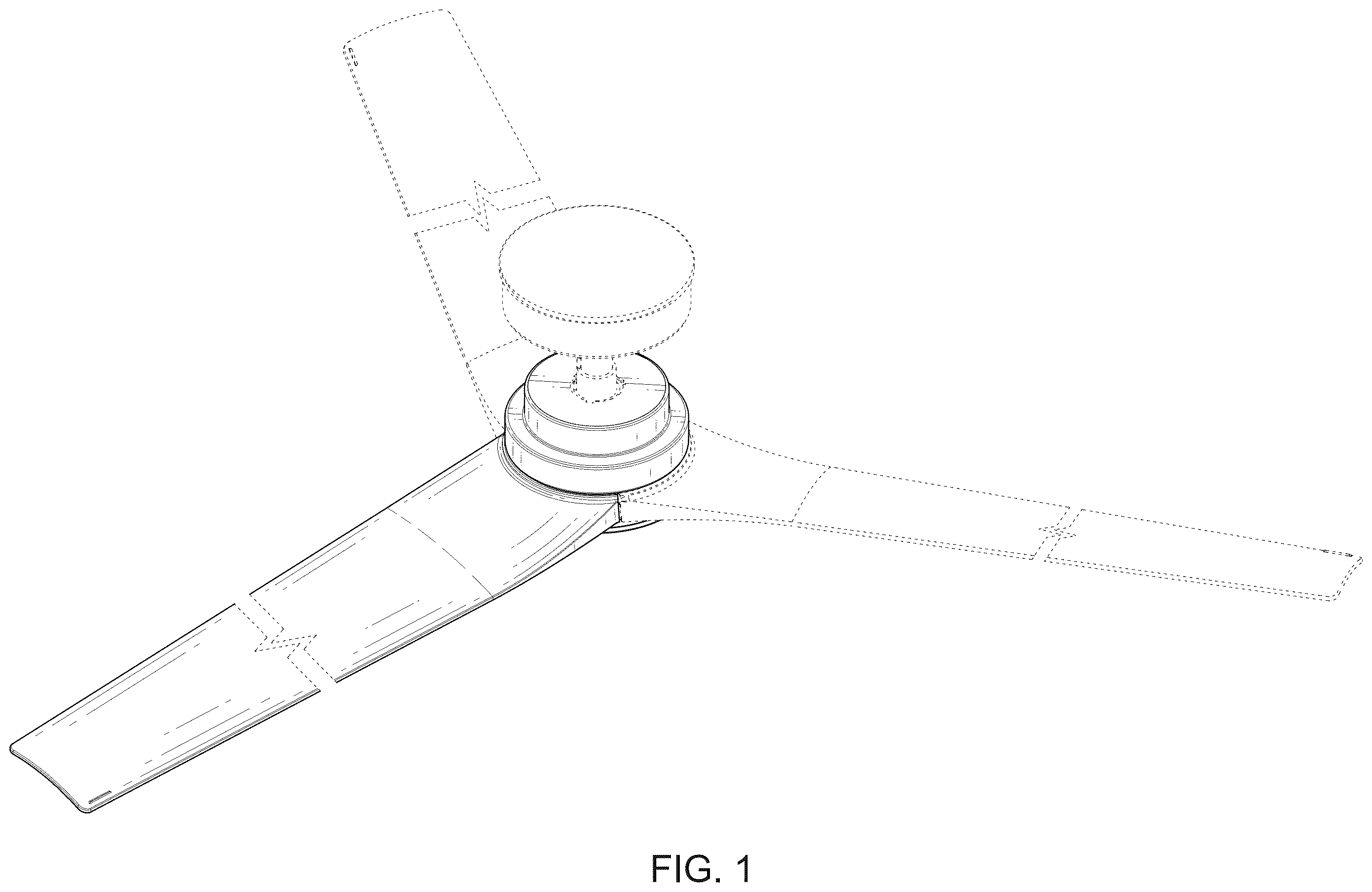 Patent USD1124301 — Ceiling fan — Figure 1