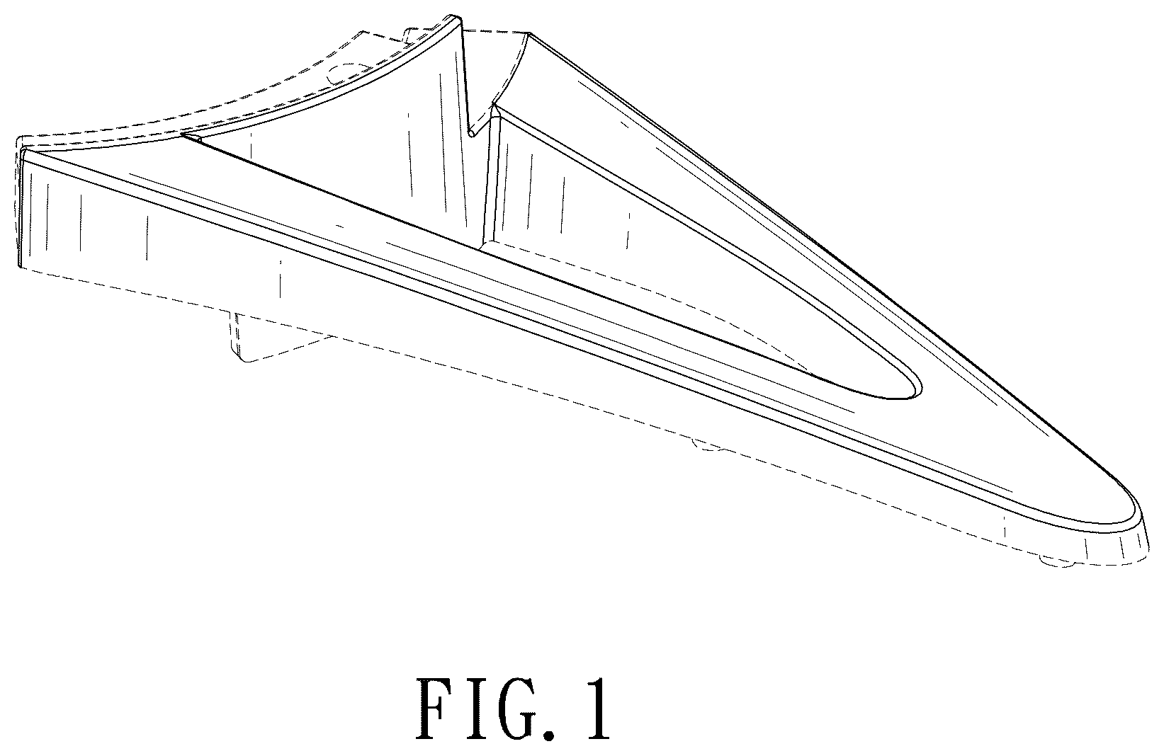 Patent USD1124309 — Ceiling fan blade bracket — Figure 1