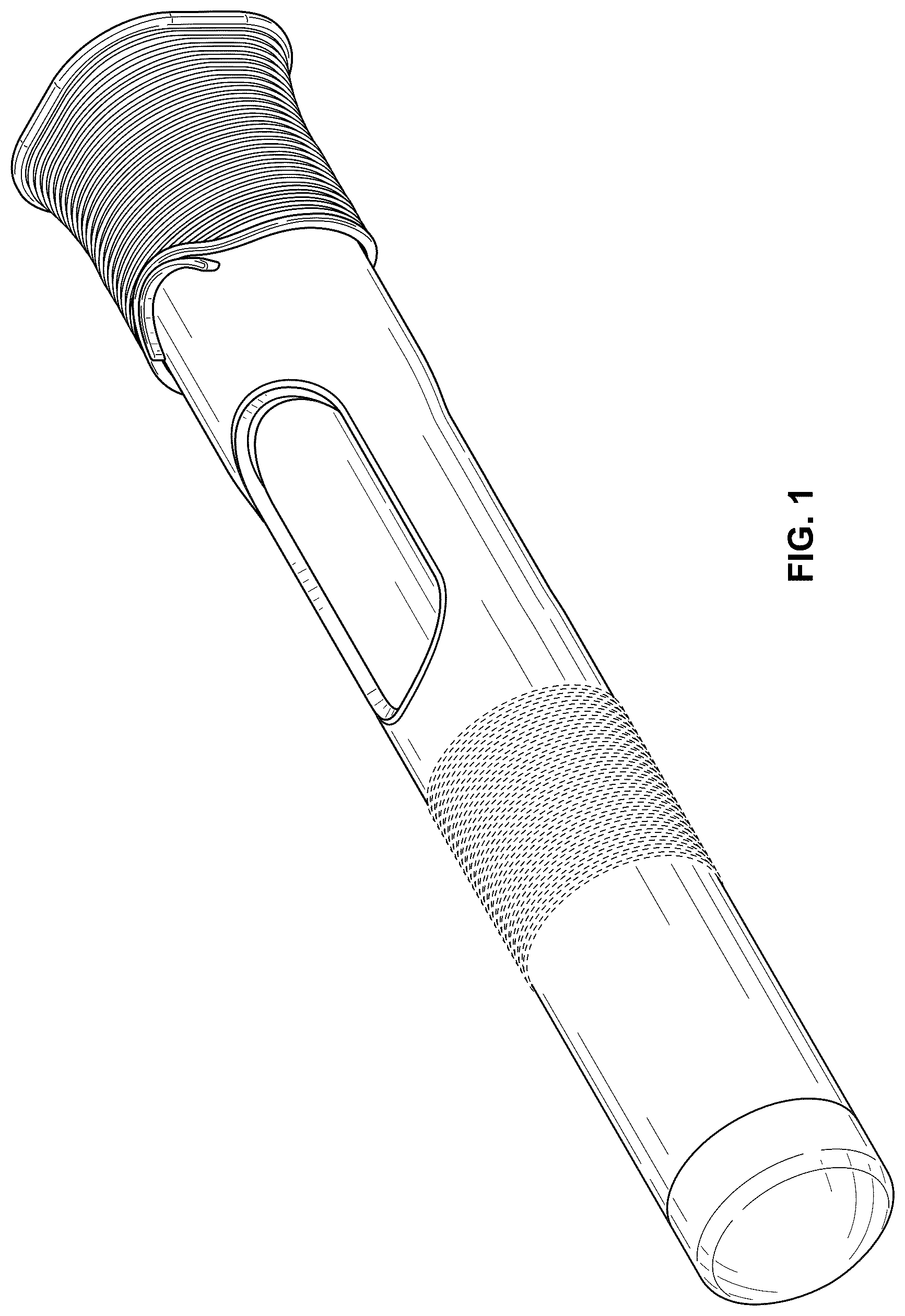 Patent USD1124318 — Handheld drug delivery device — Figure 1
